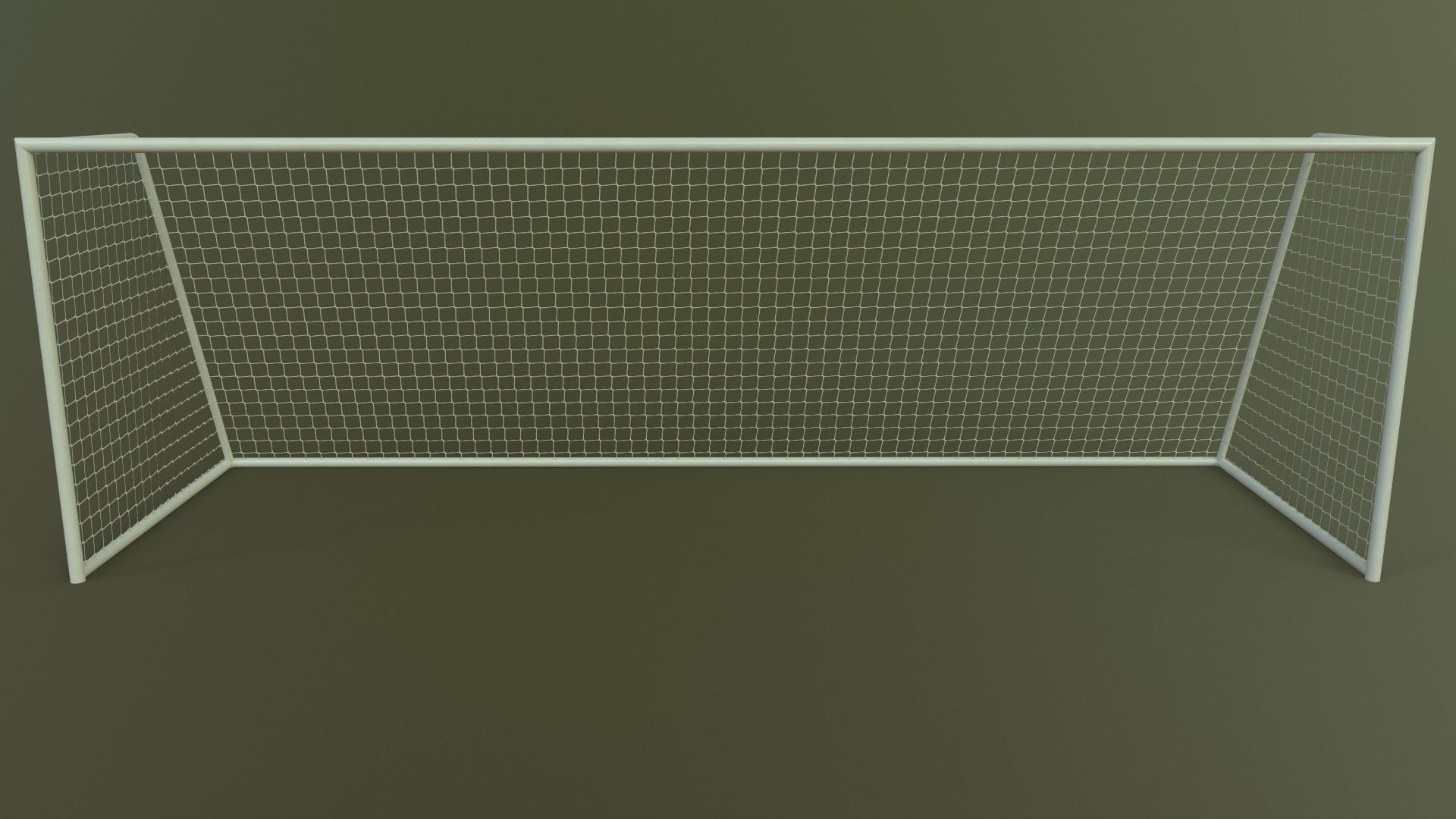 PBR Soccer Football Goal Post E Low-poly 3D model_10