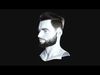 Realistic Hair Beard brows mustache p2 Low-poly 3D model_1