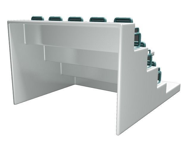 School Student Classroom 3D model_3