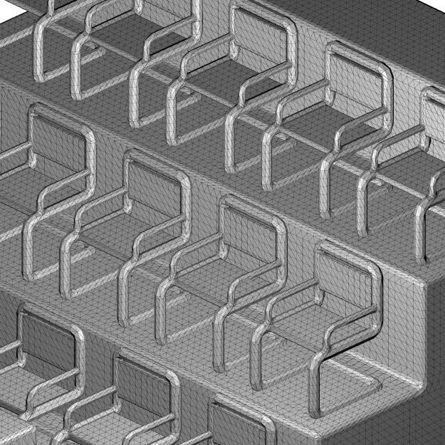 School Student Classroom 3D model_6