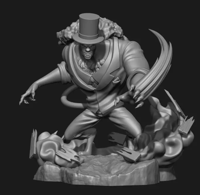 Onepeice  - Rob Lucci 3D print model_0