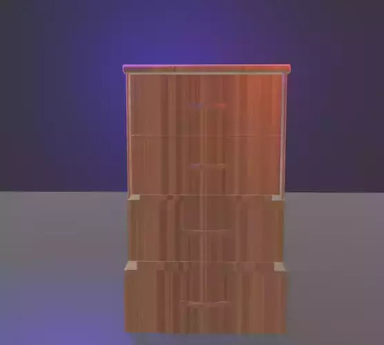 wardrobe wooden chest of drawers with lights