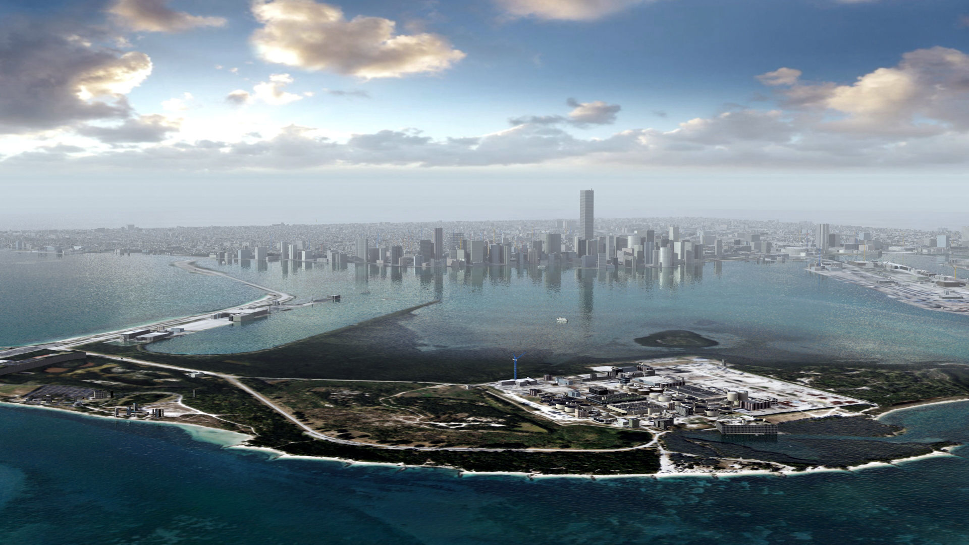 Miami City USA 3D model_21