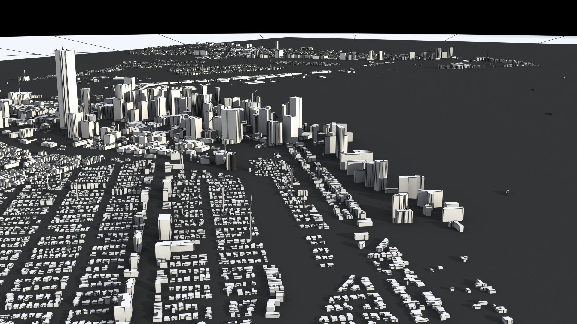 Miami City USA 3D model_35