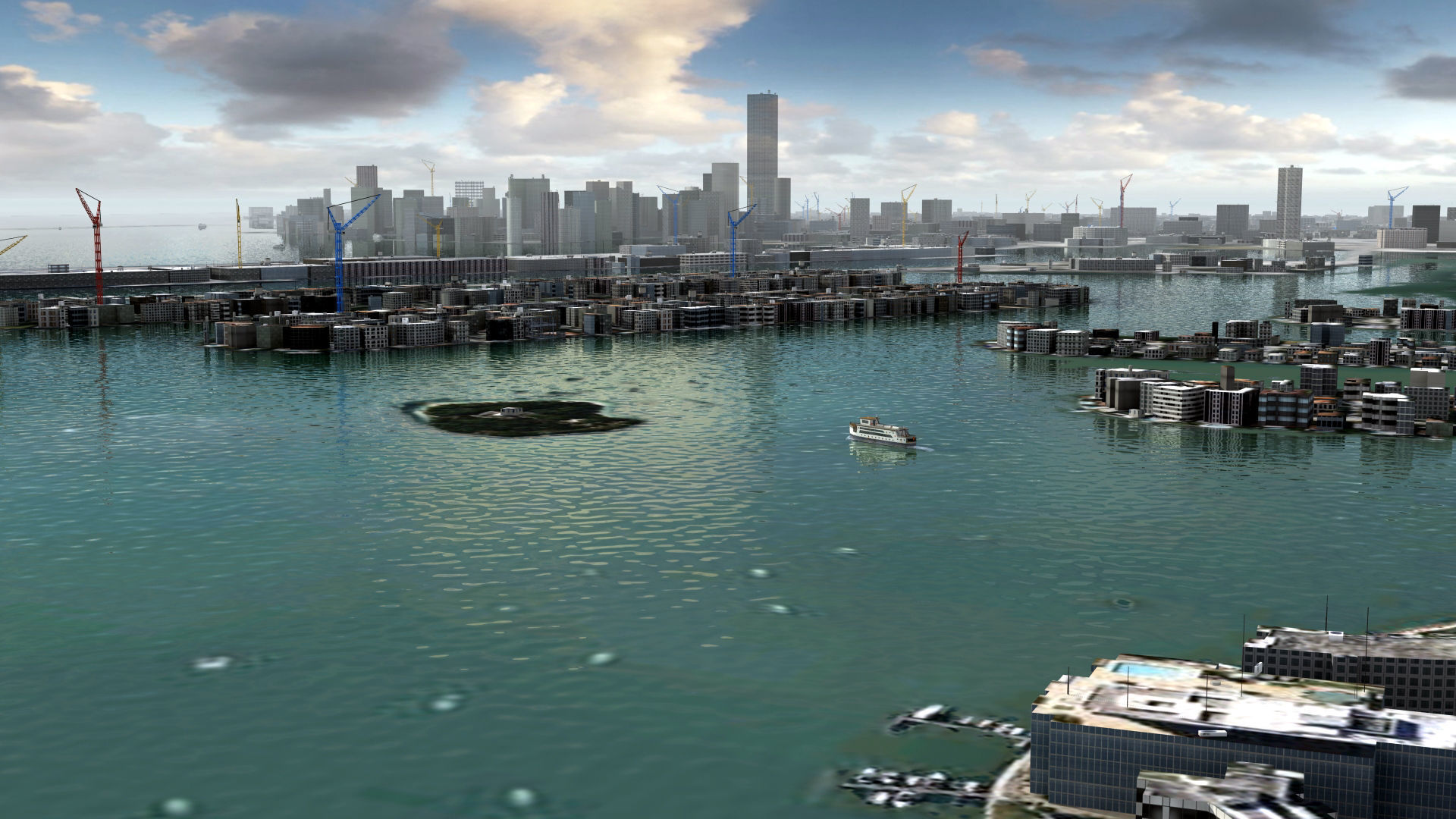 Miami City USA 3D model_11
