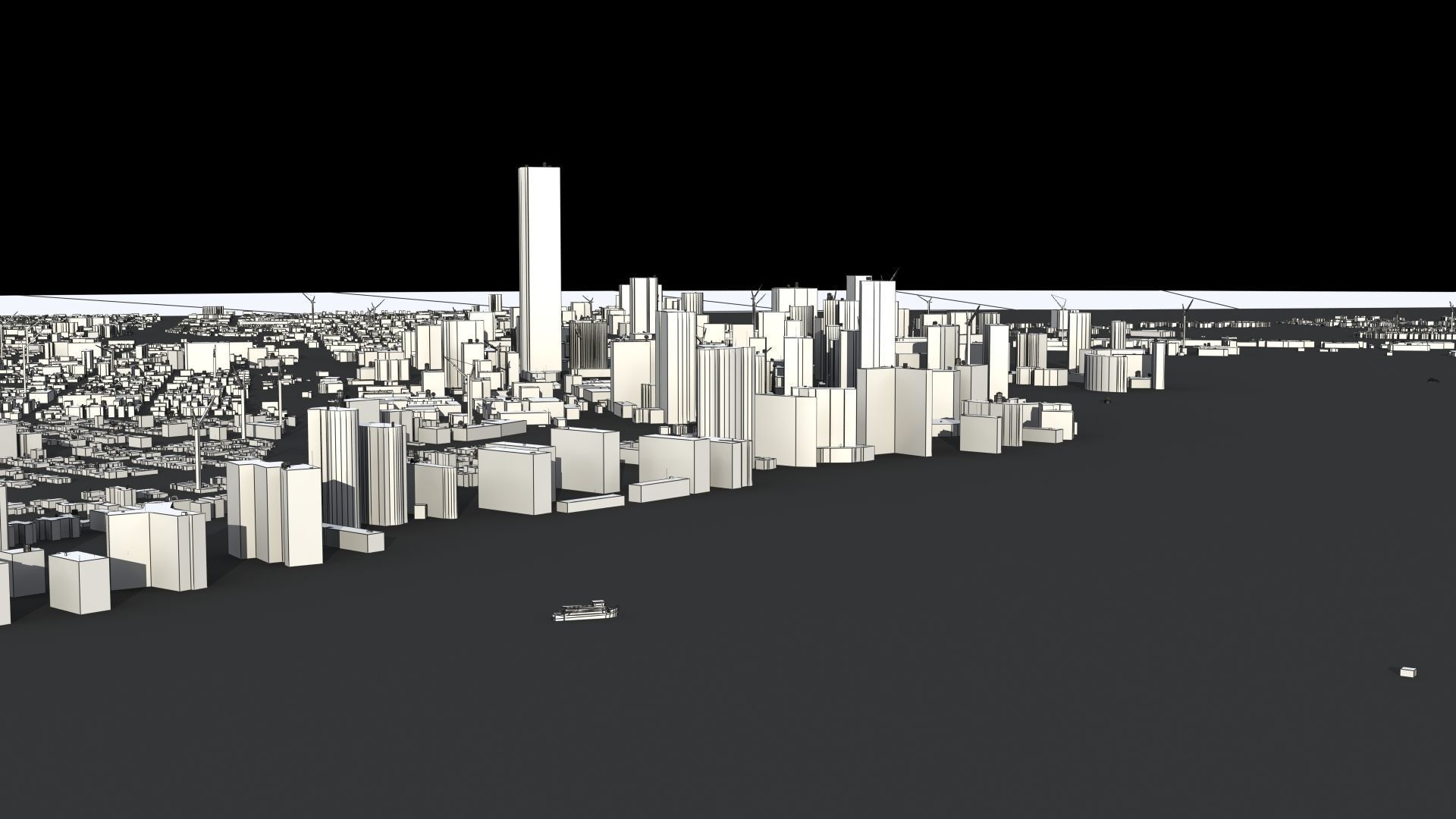 Miami City USA 3D model_32
