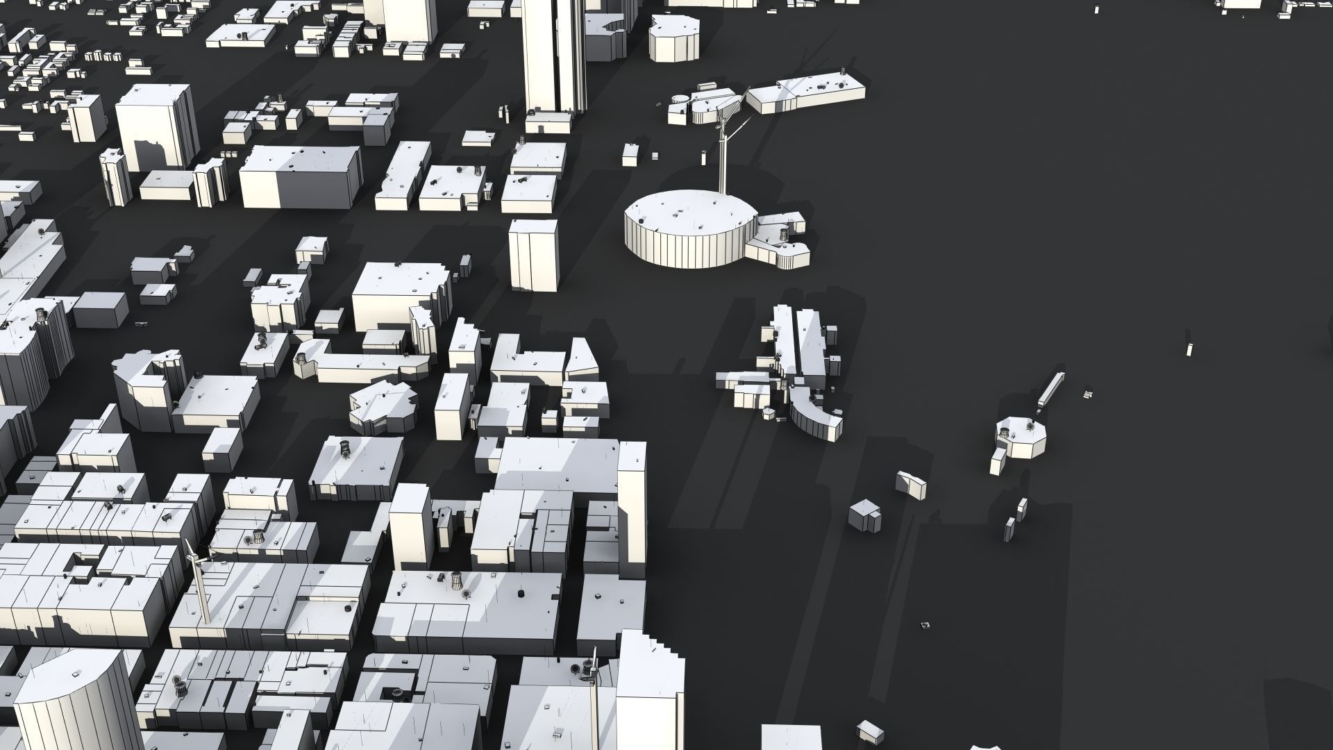 Miami City USA 3D model_36