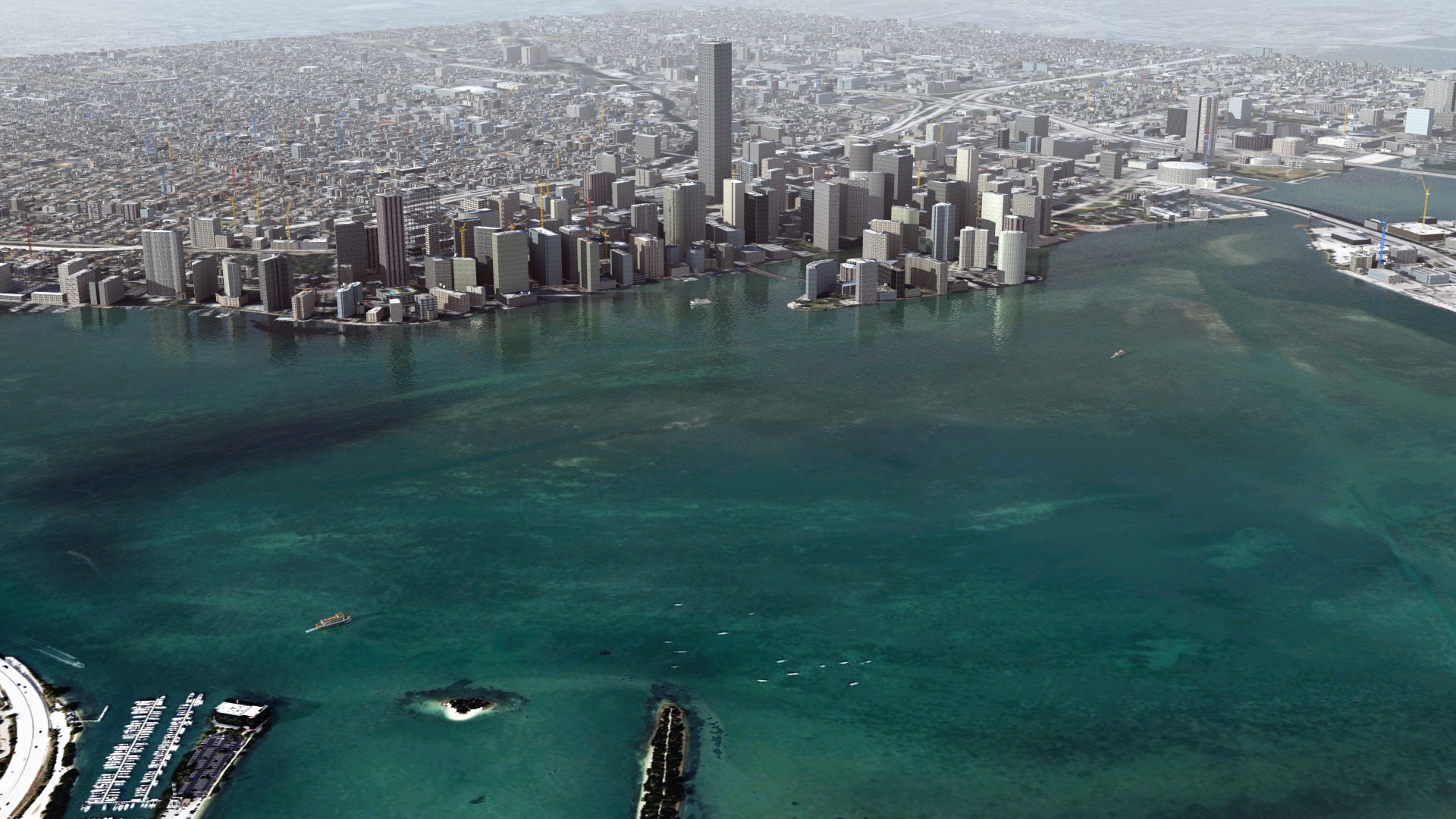 Miami City USA 3D model_28