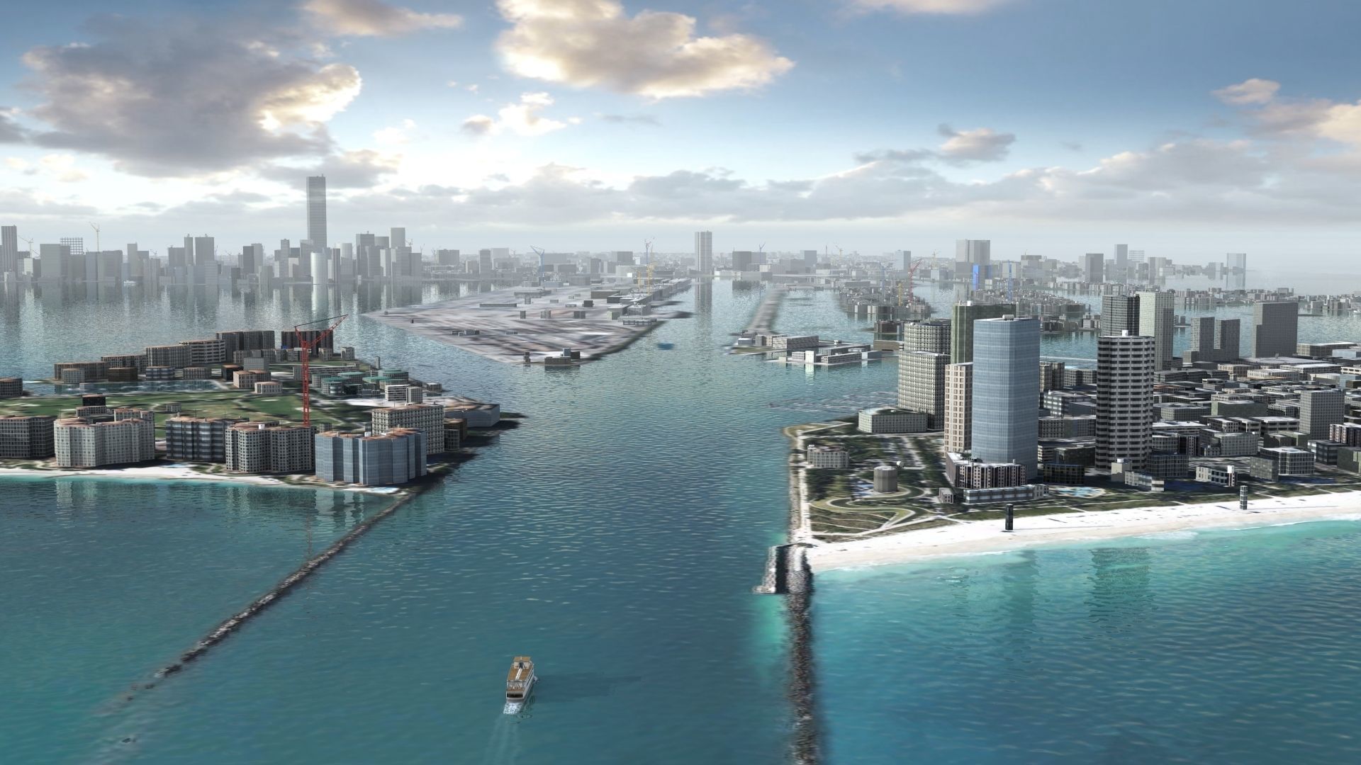 Miami City USA 3D model_30