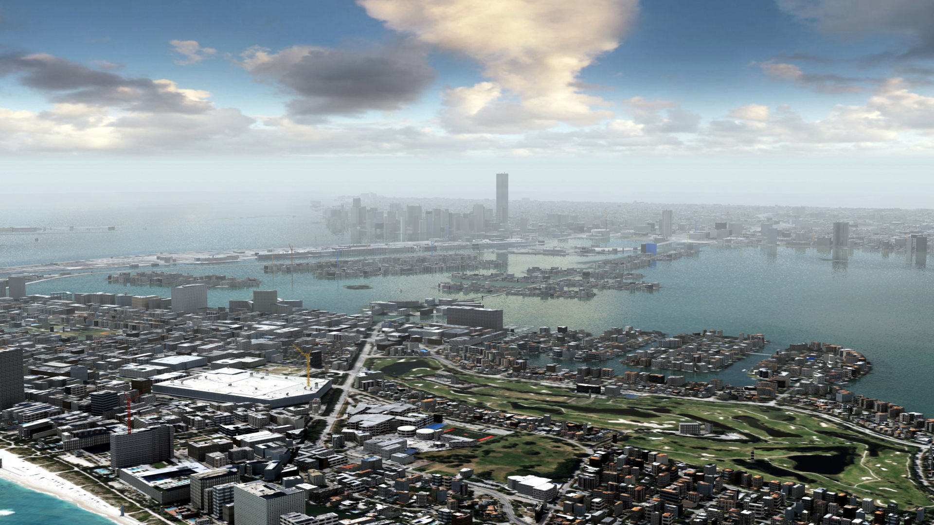 Miami City USA 3D model_3