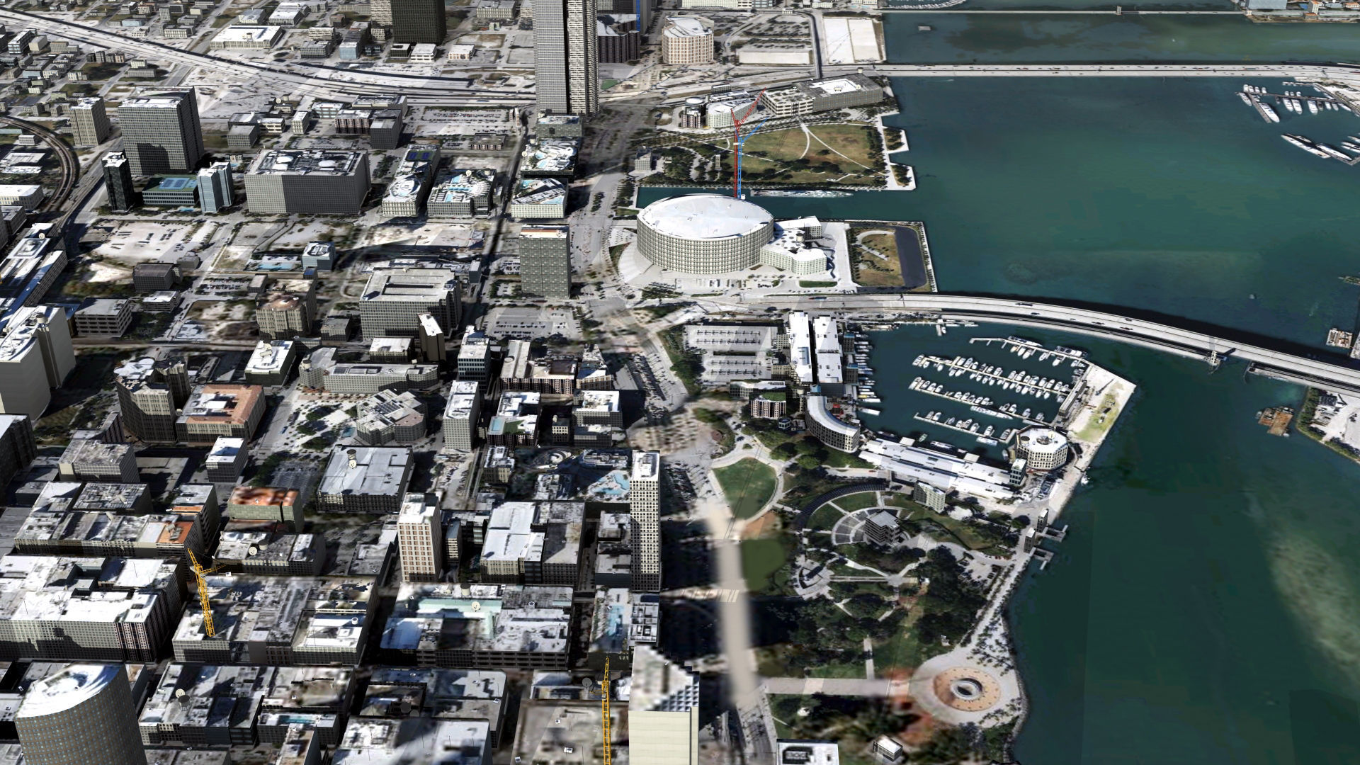 Miami City USA 3D model_9