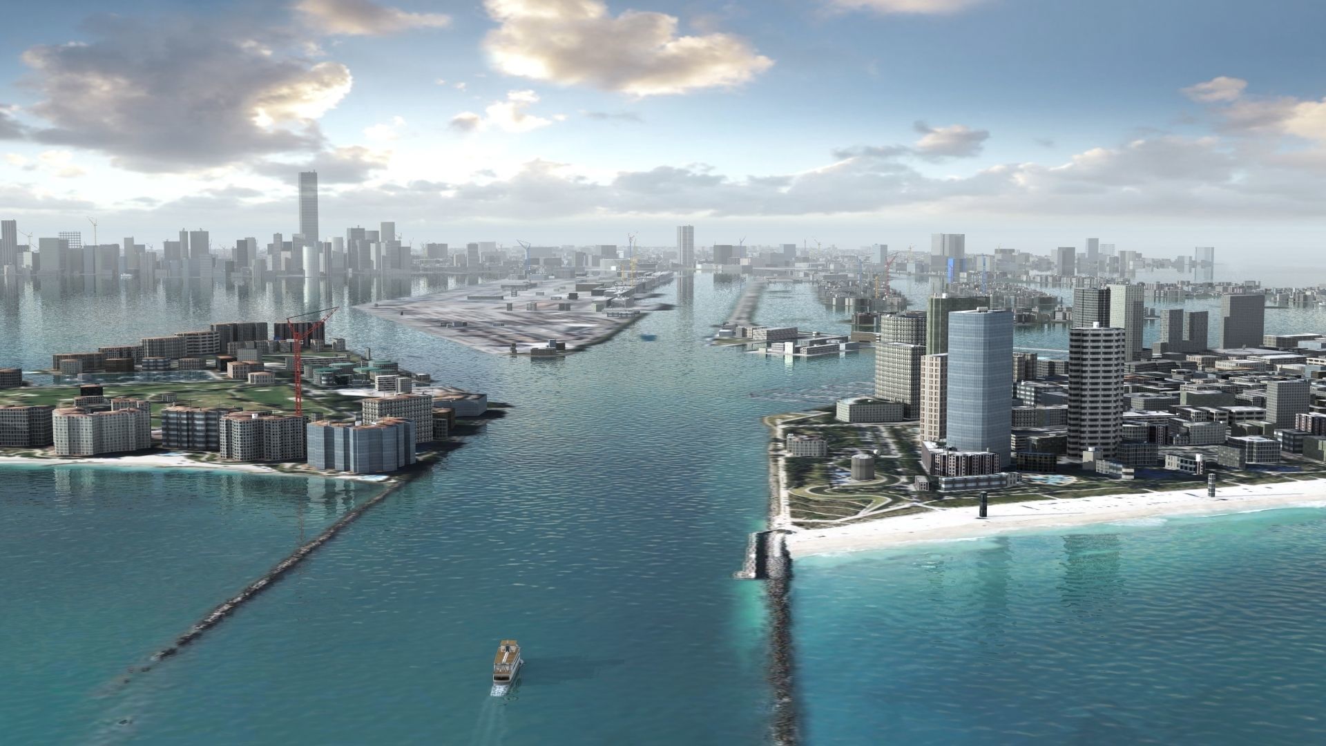 Miami City USA 3D model_29