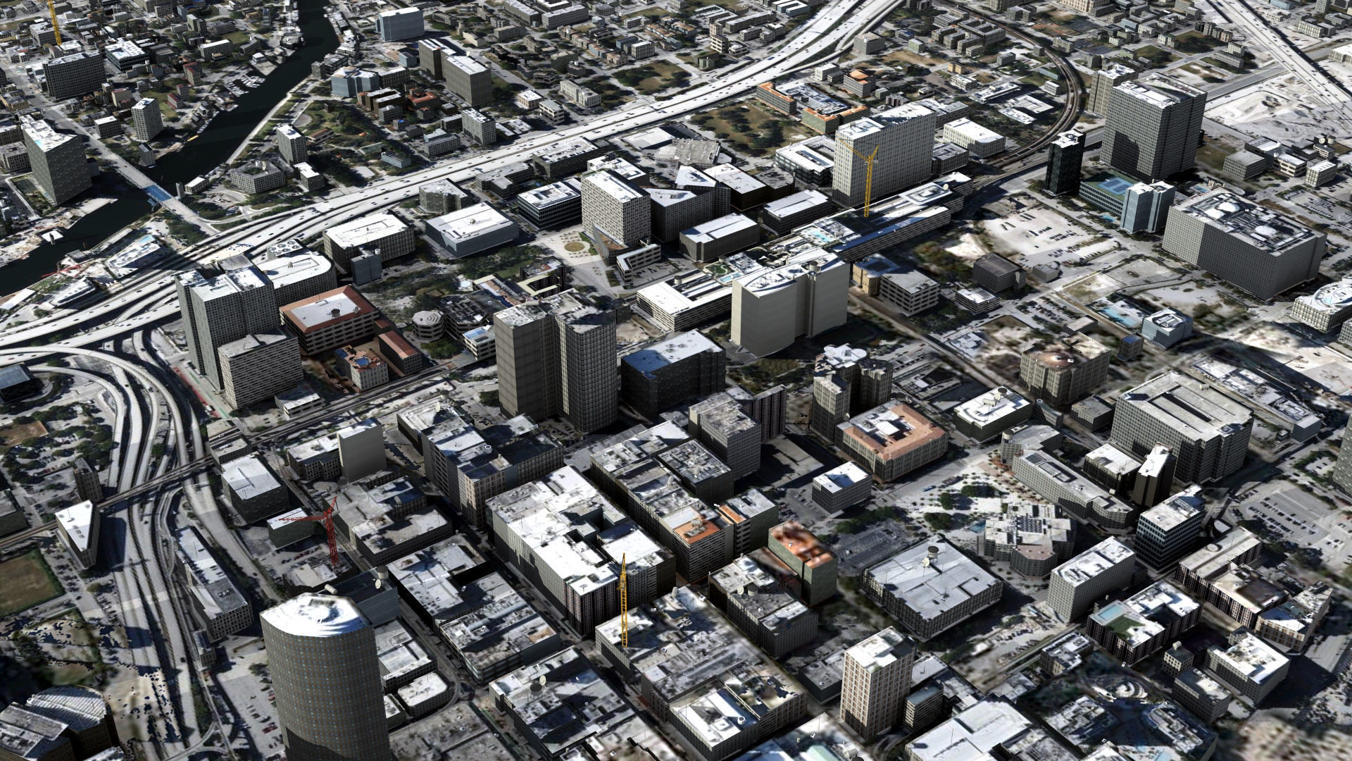 Miami City USA 3D model_25