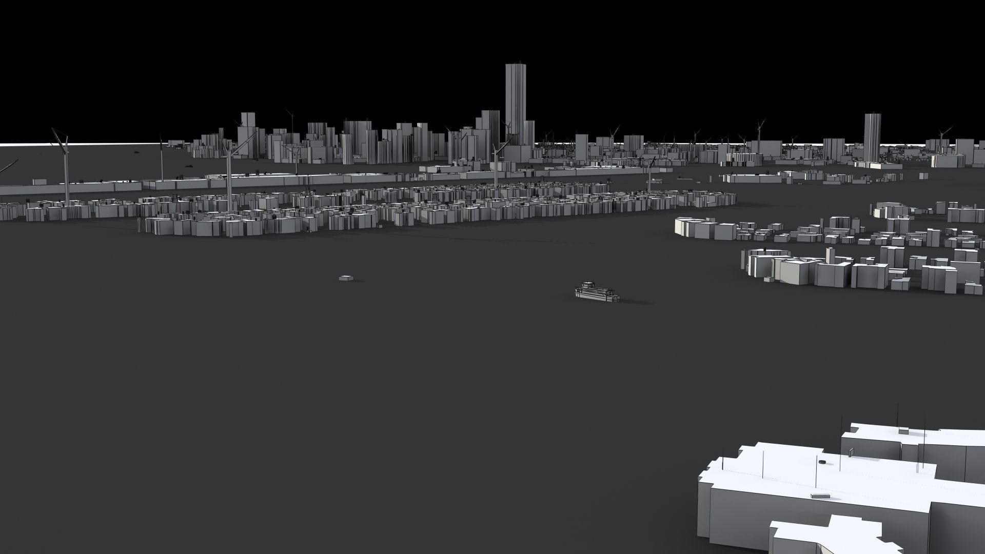 Miami City USA 3D model_39