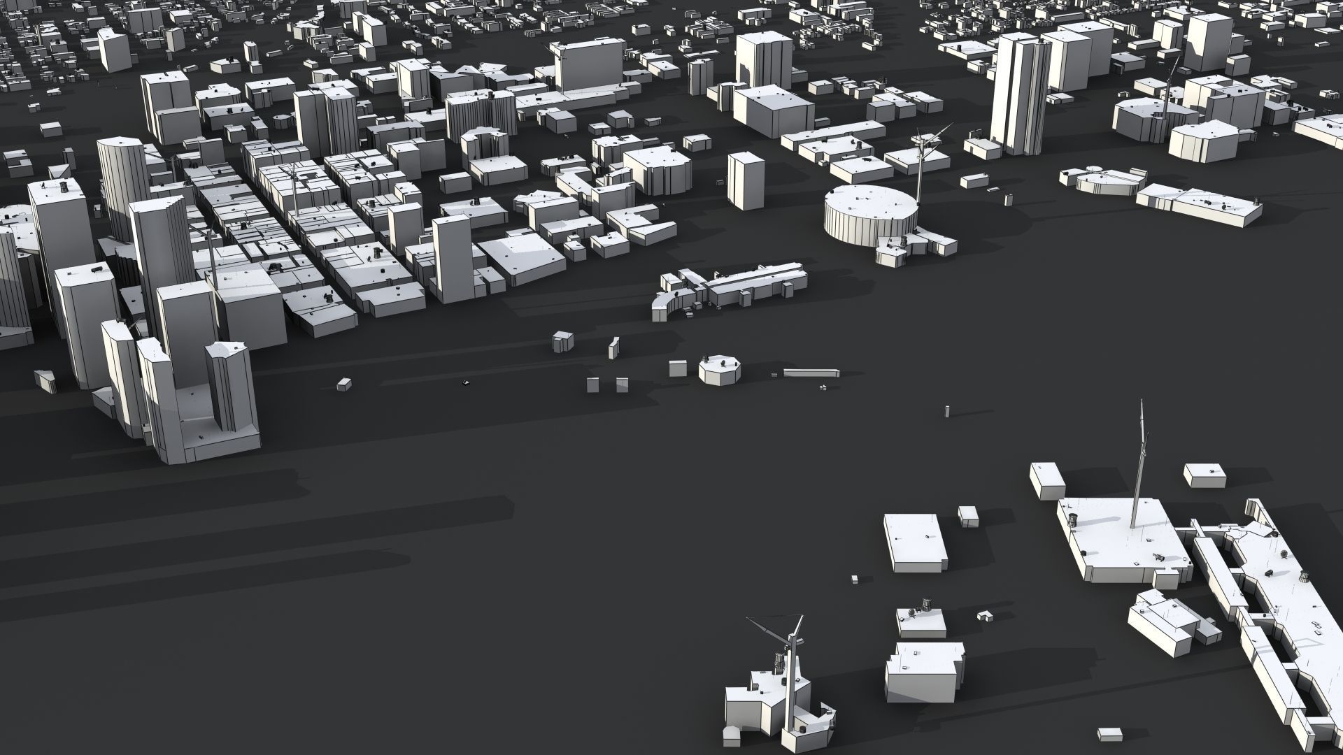 Miami City USA 3D model_38