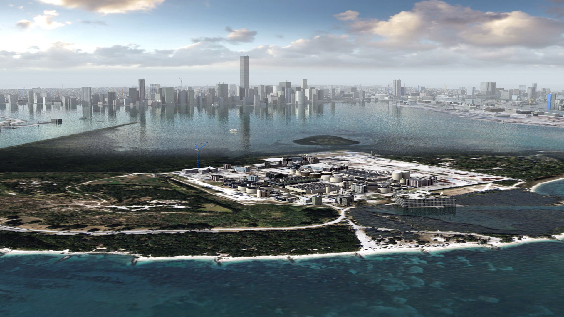Miami City USA 3D model_2