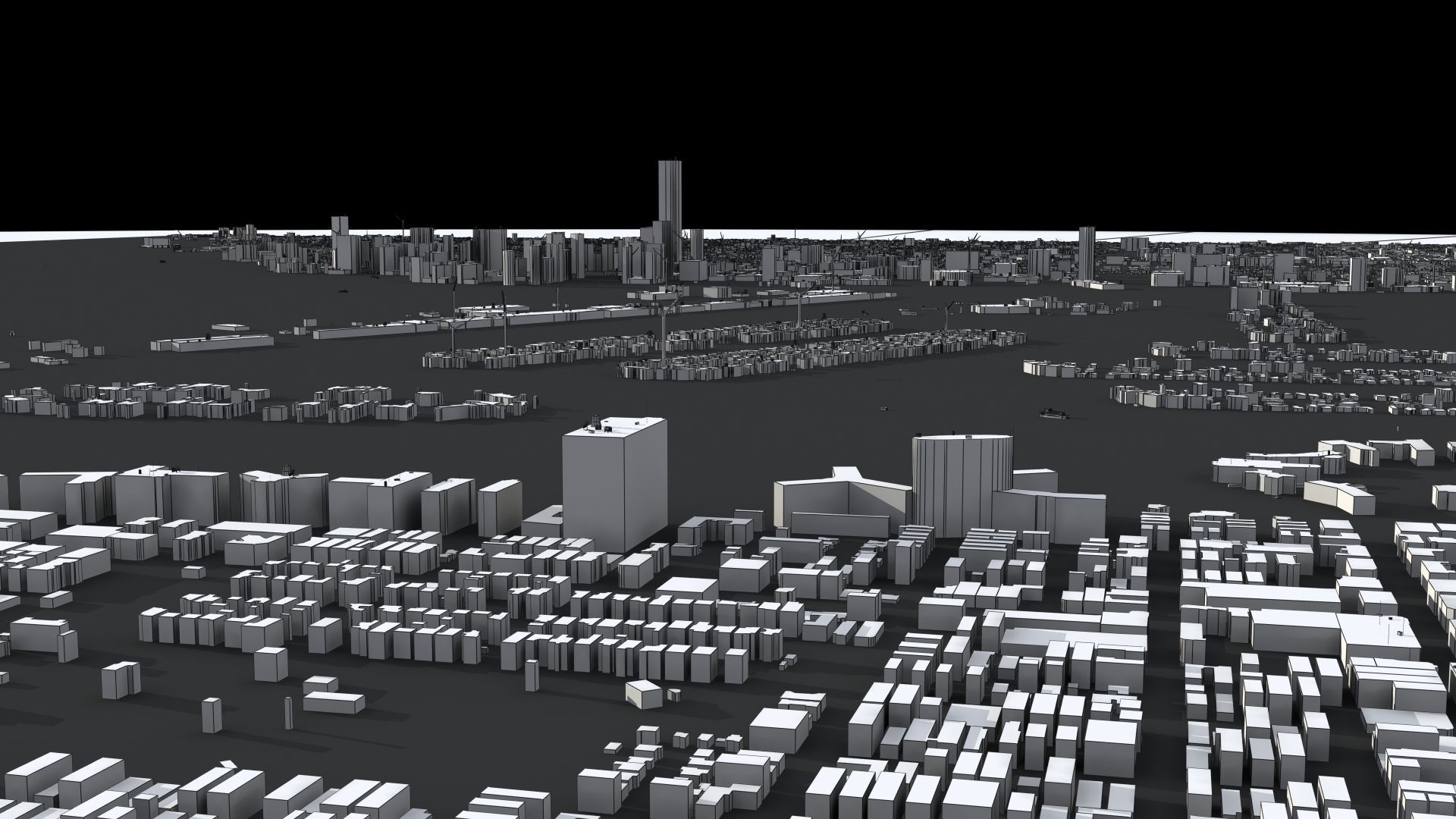 Miami City USA 3D model_43