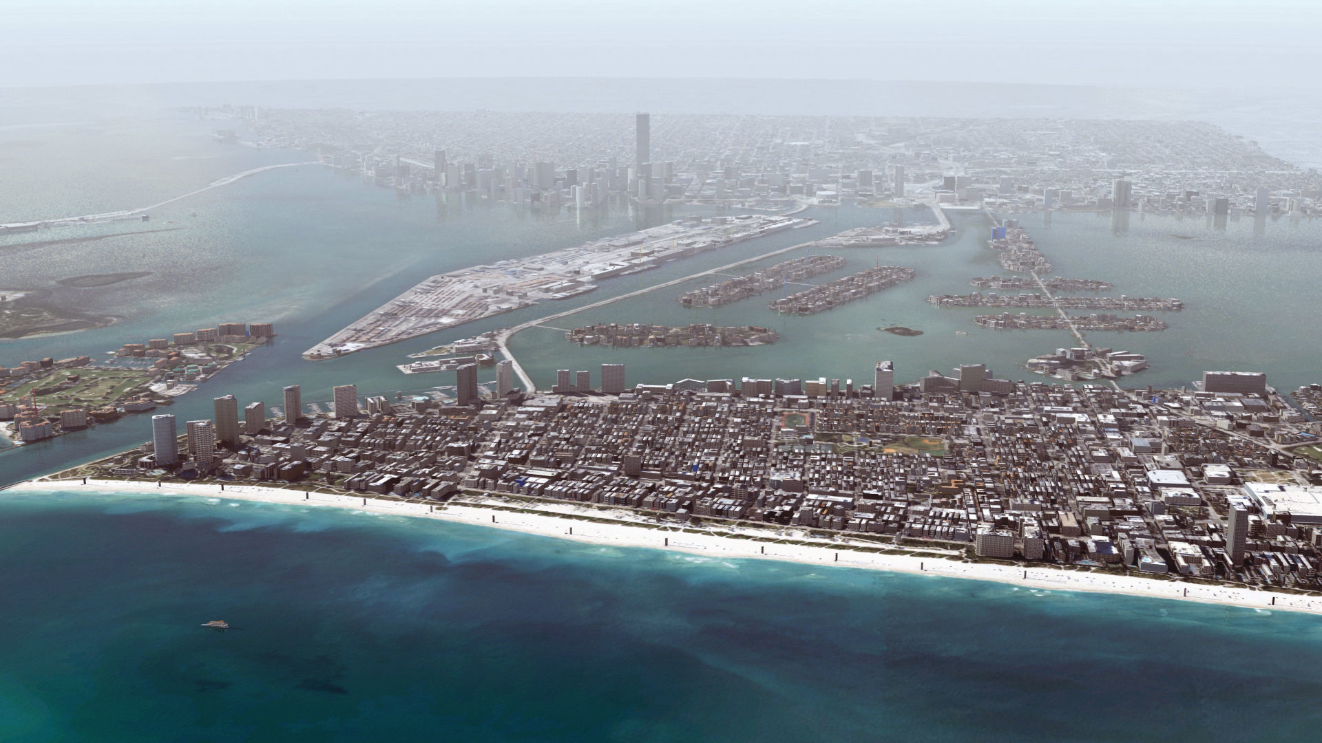 Miami City USA 3D model_4