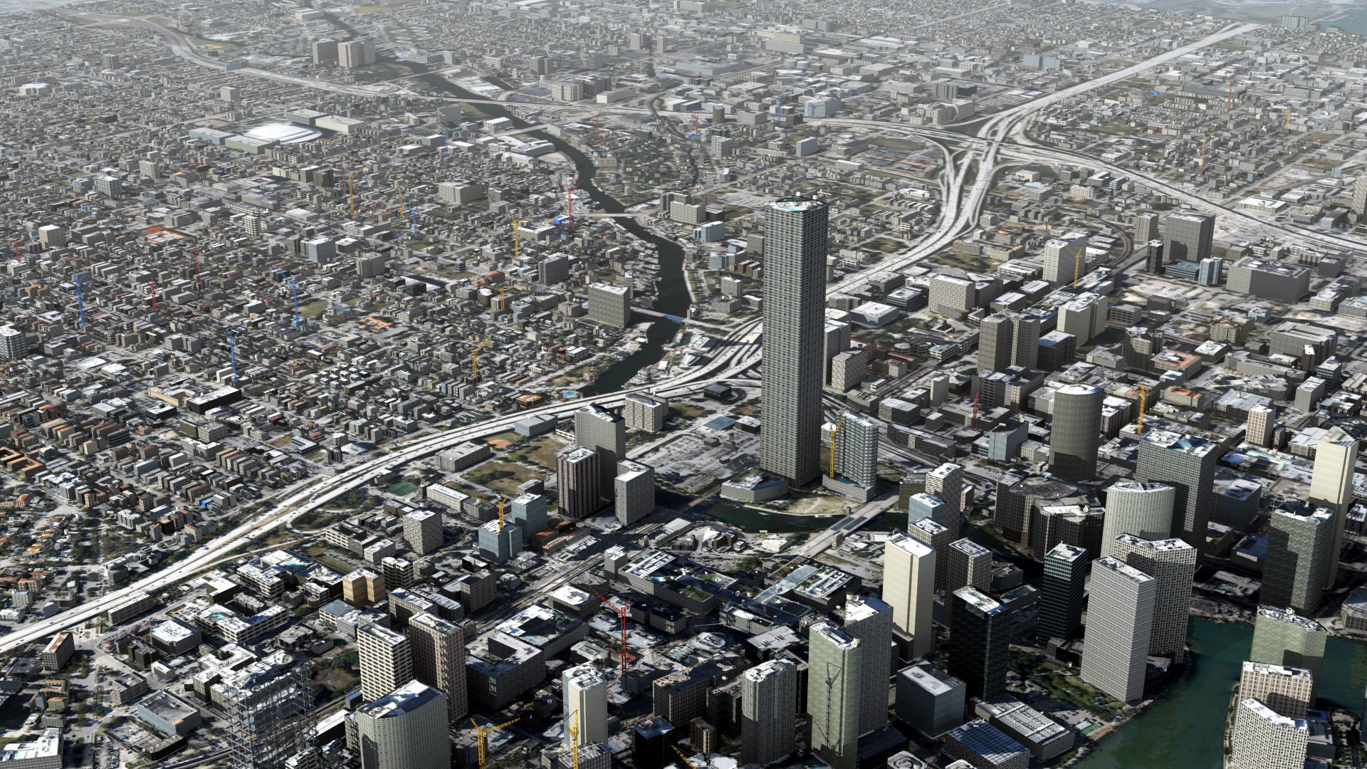 Miami City USA 3D model_18