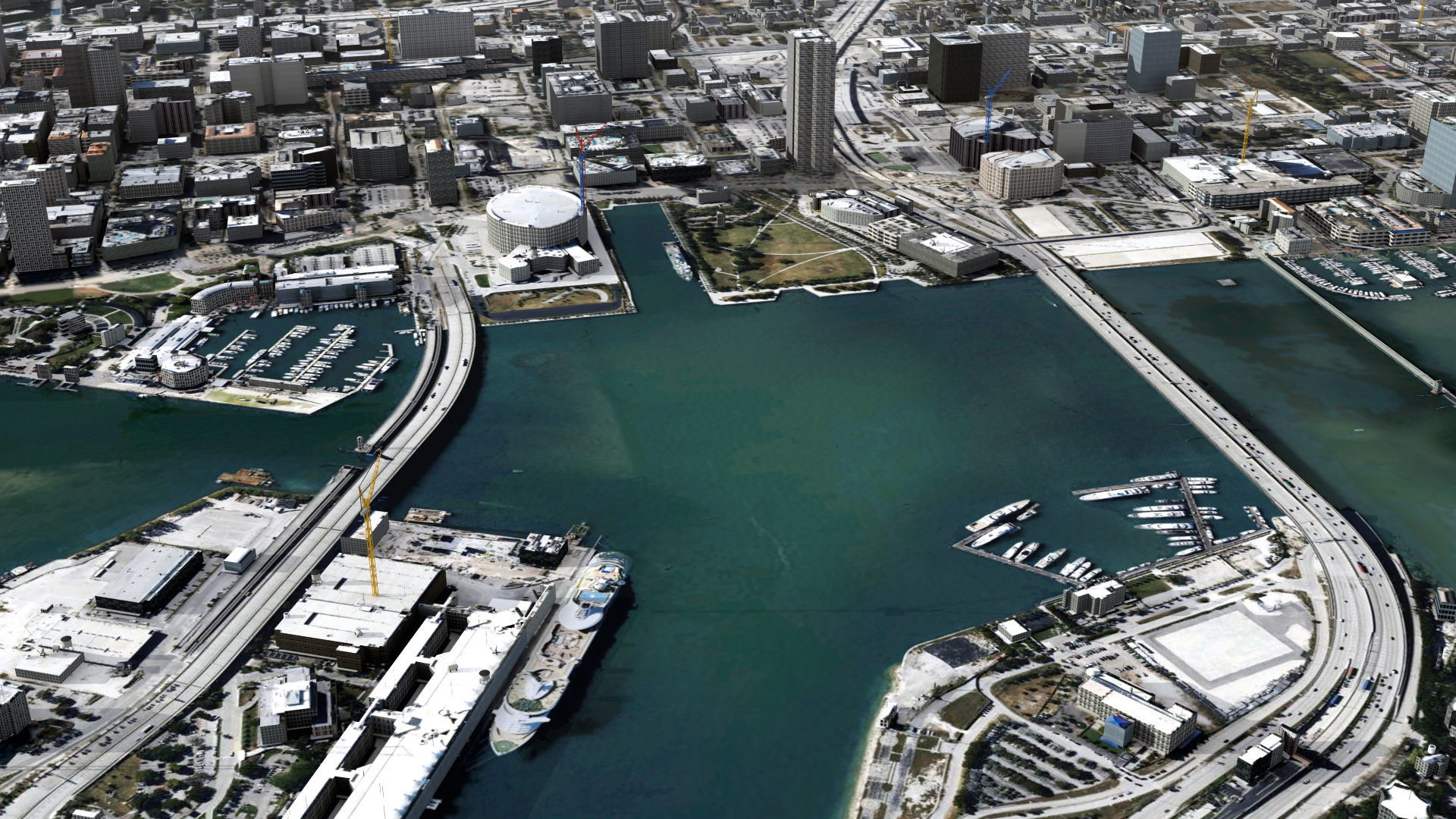 Miami City USA 3D model_12