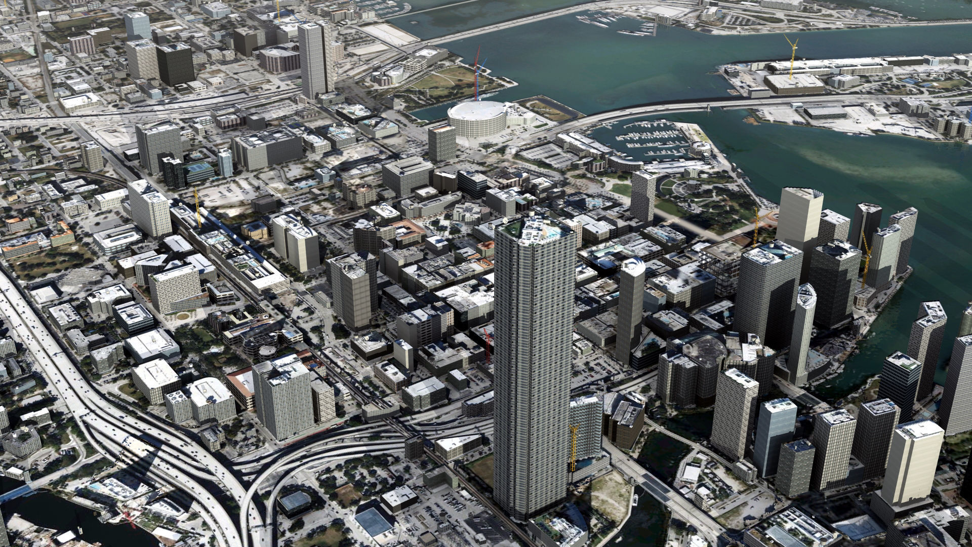 Miami City USA 3D model_19