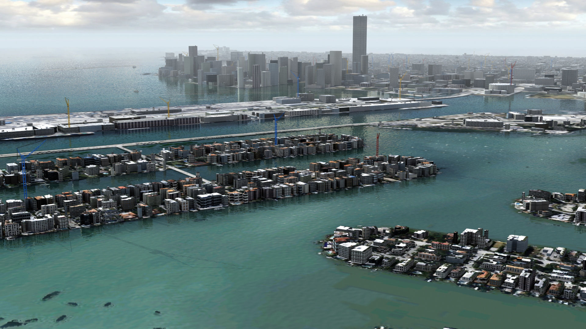 Miami City USA 3D model_16