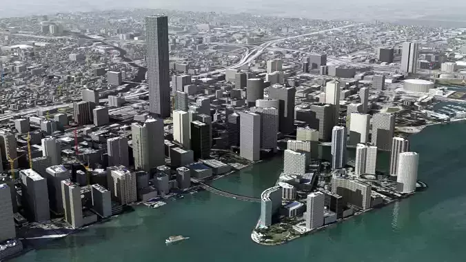 Miami City USA 3D model