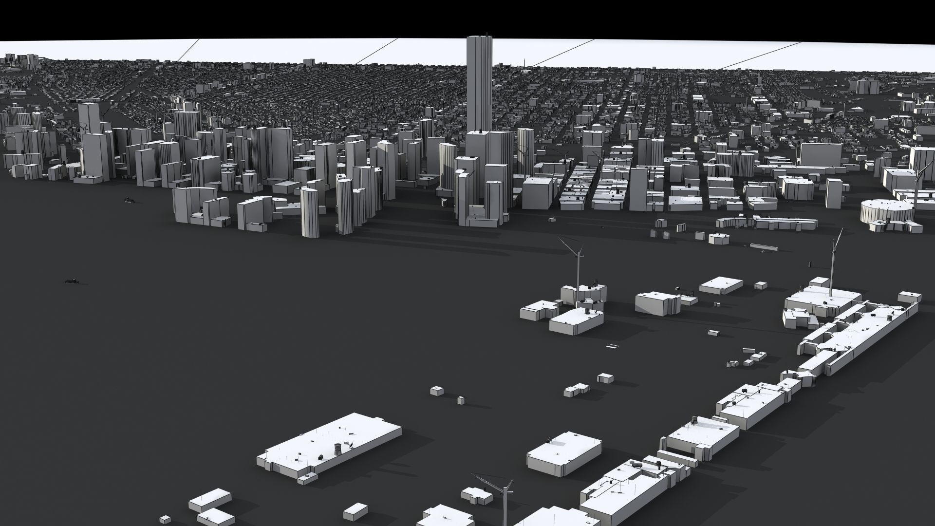 Miami City USA 3D model_41