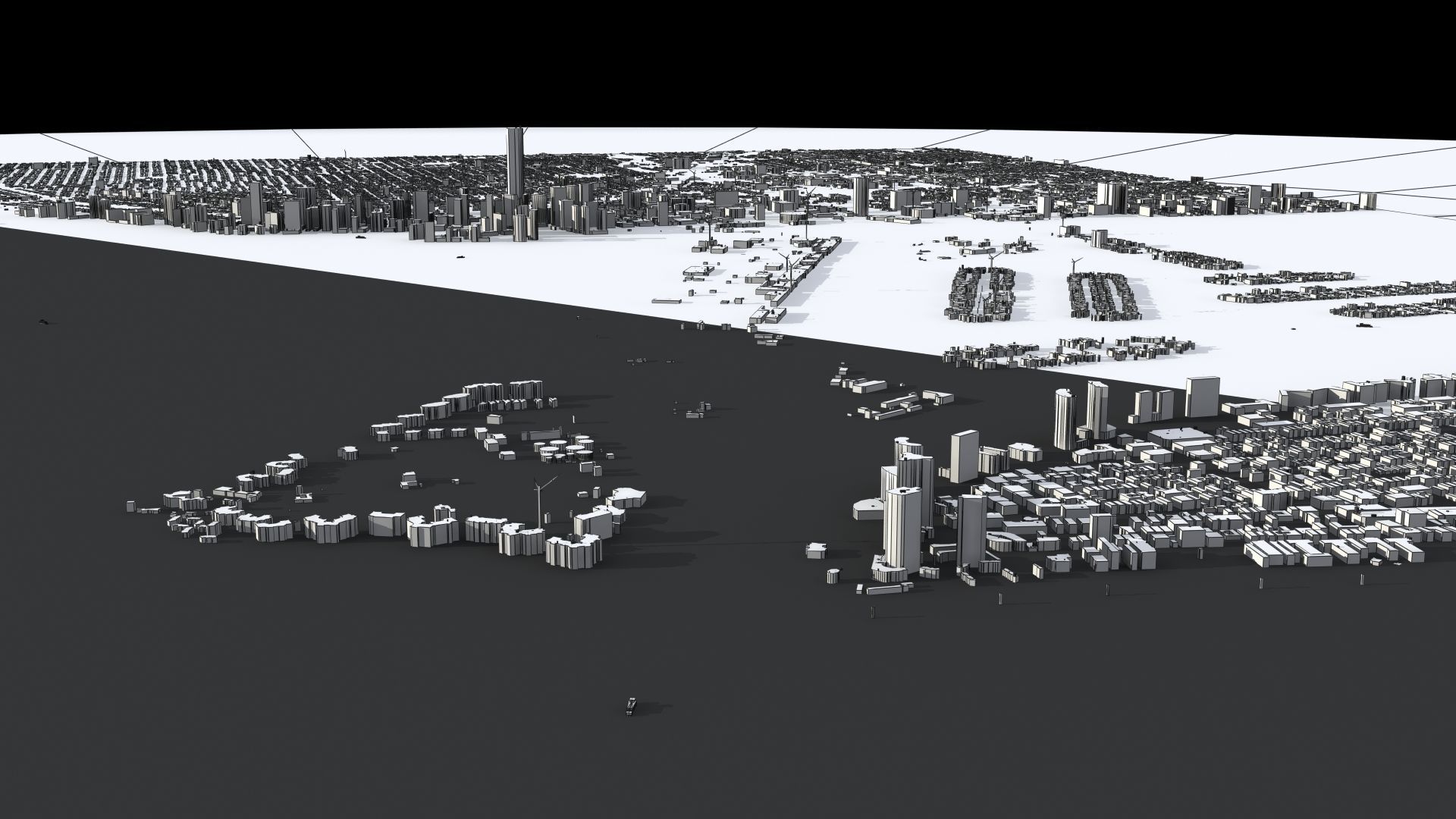 Miami City USA 3D model_44