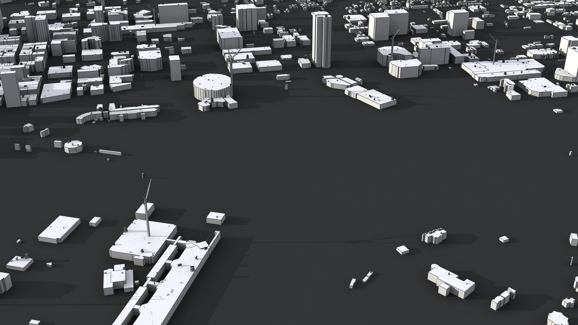 Miami City USA 3D model_42