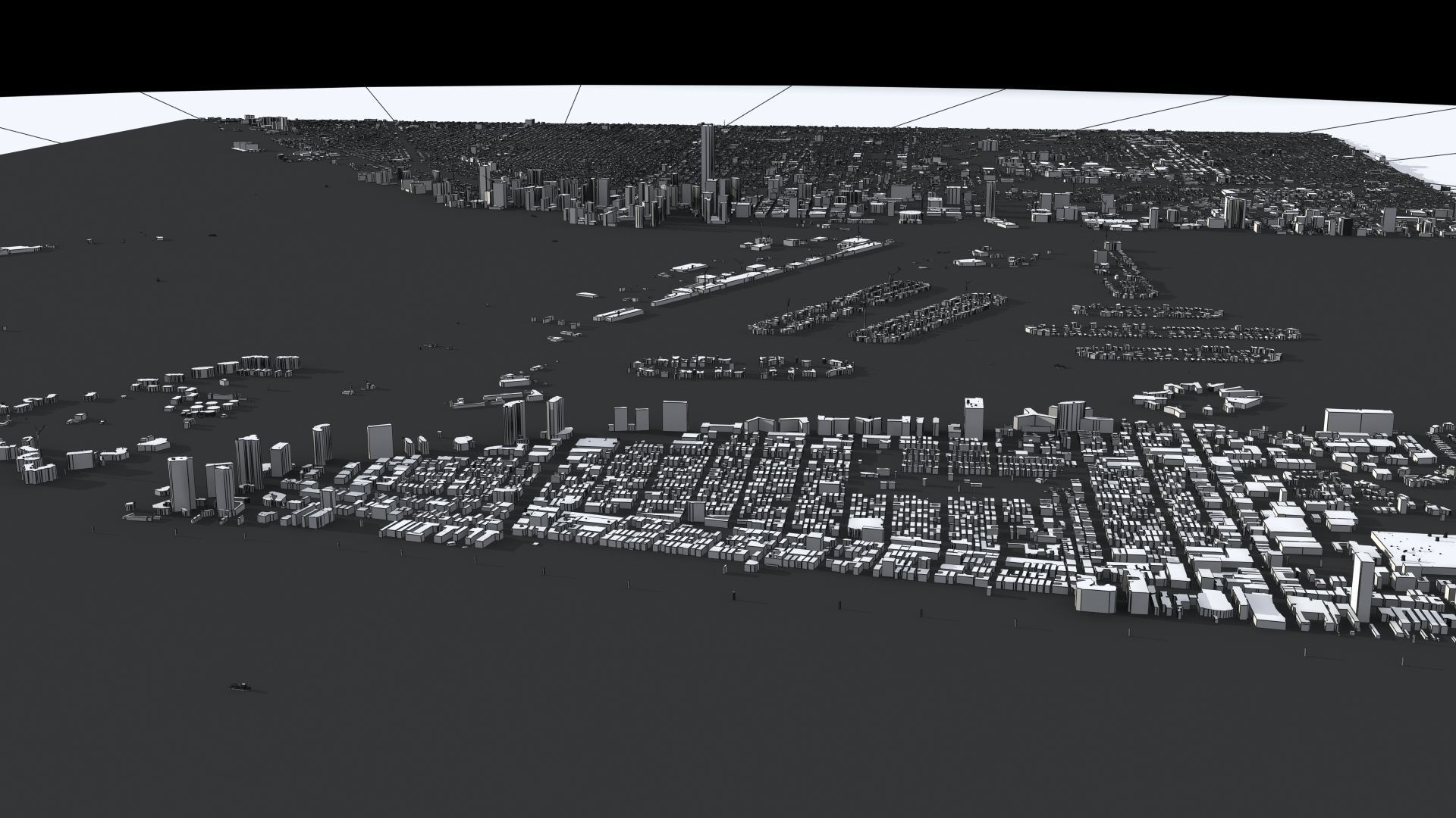 Miami City USA 3D model_34