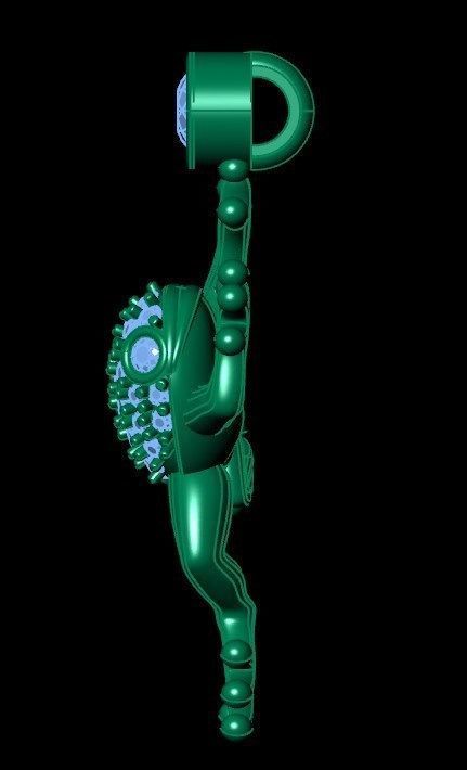 Pendant kt15 3D print model_7