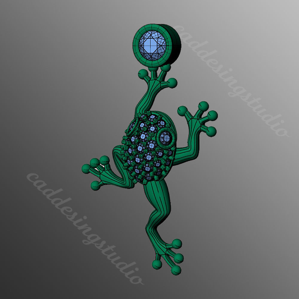 Pendant kt15 3D print model_2