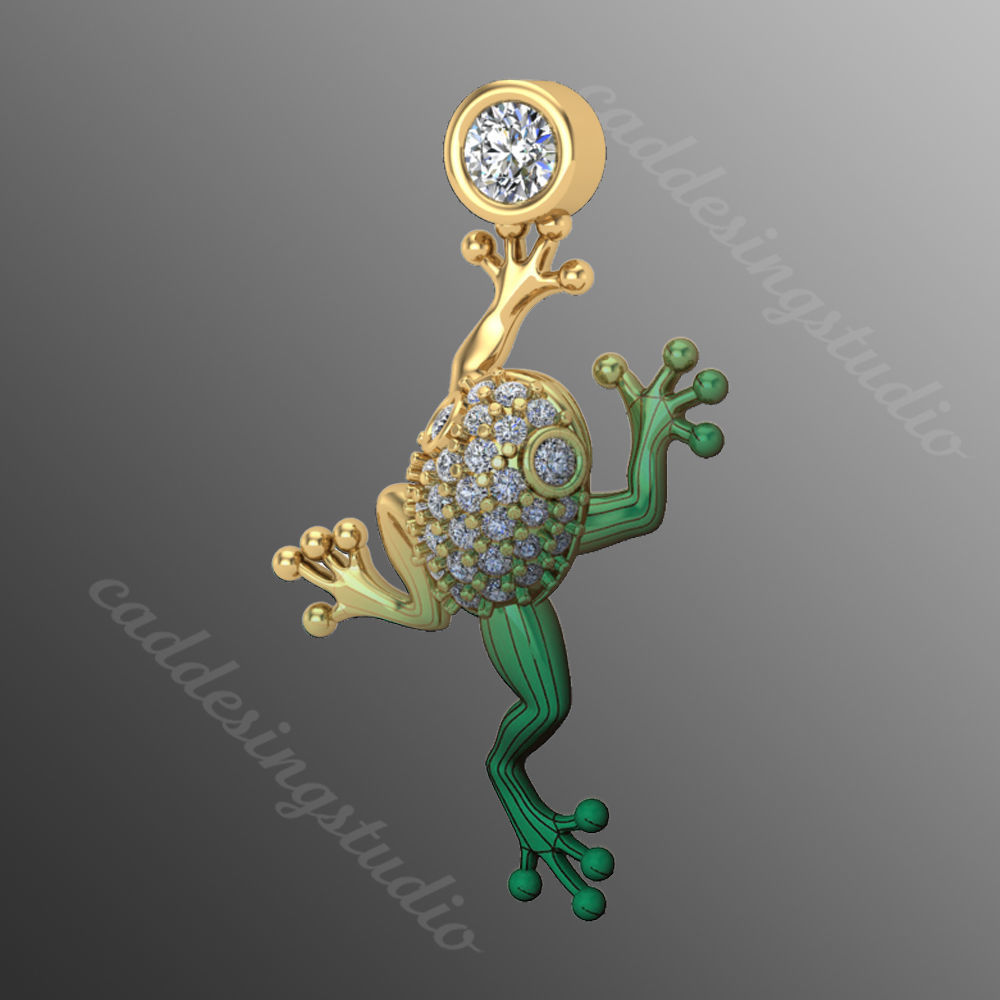 Pendant kt15 3D print model_1