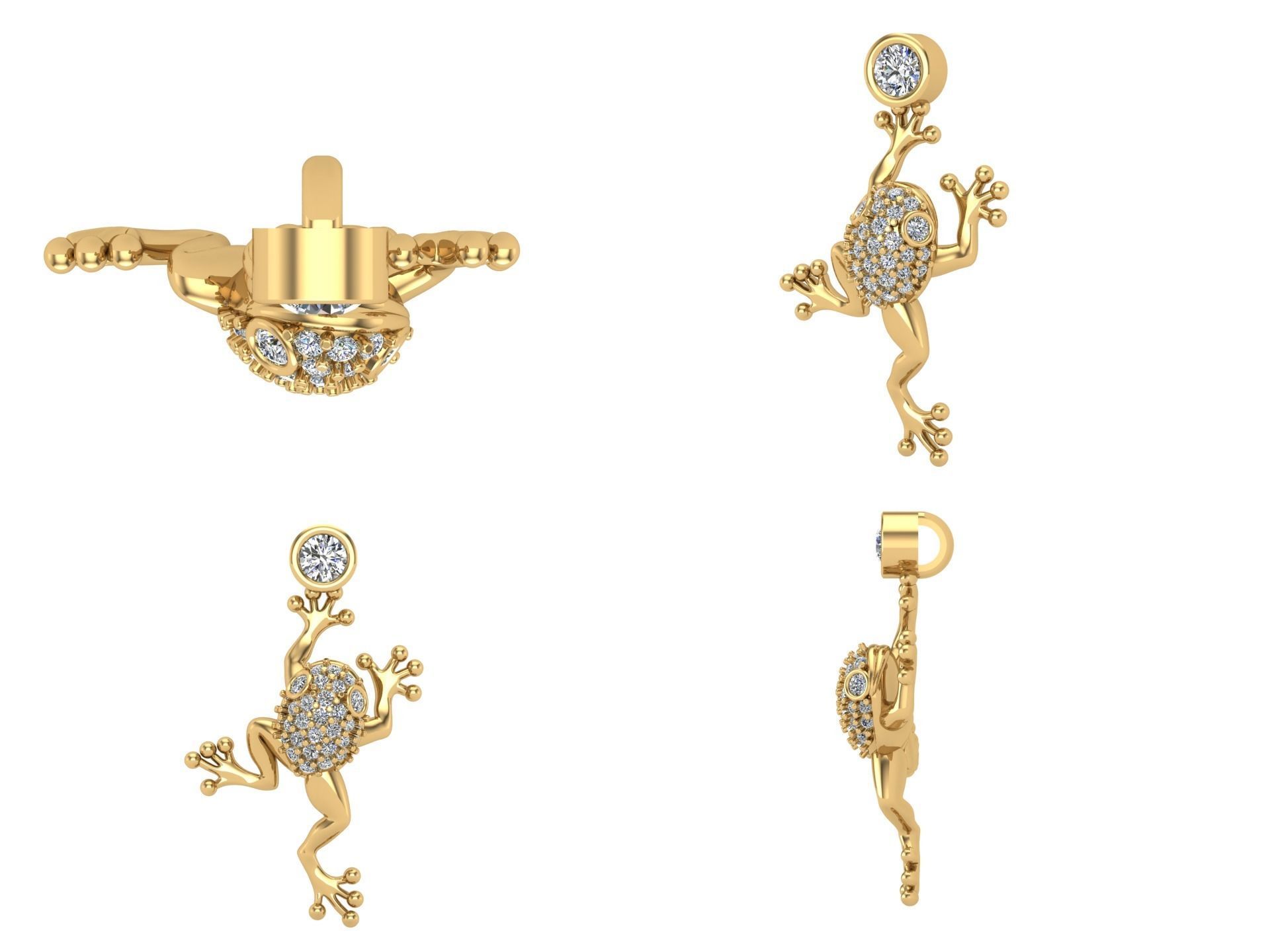 Pendant kt15 3D print model_3