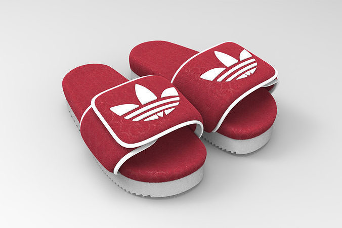Adidas x Gucci Platform Sandal 3D model