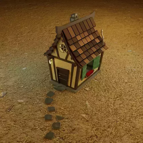 Simple Desert Witch House