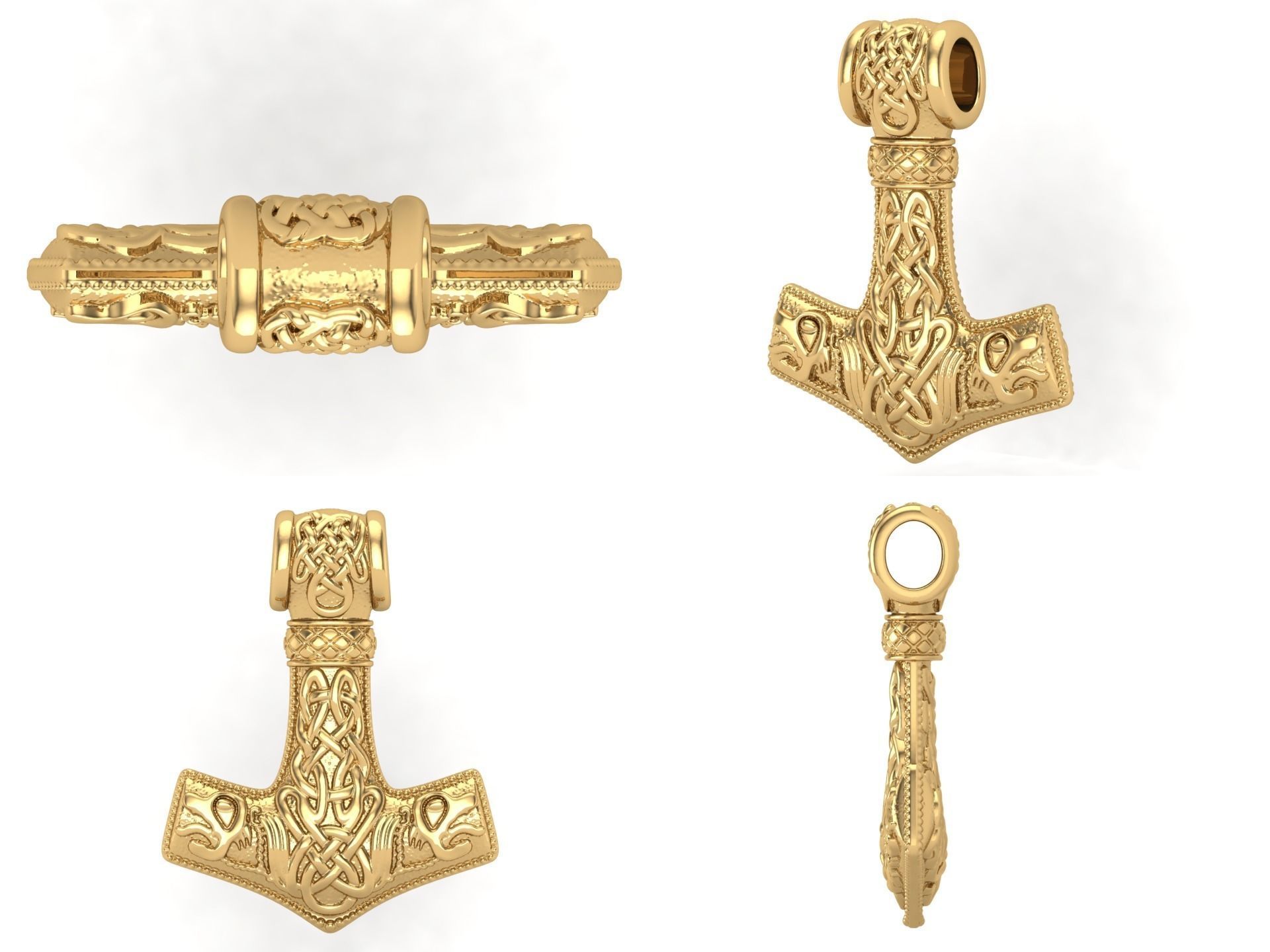 Pendant kt33 3D print model_7