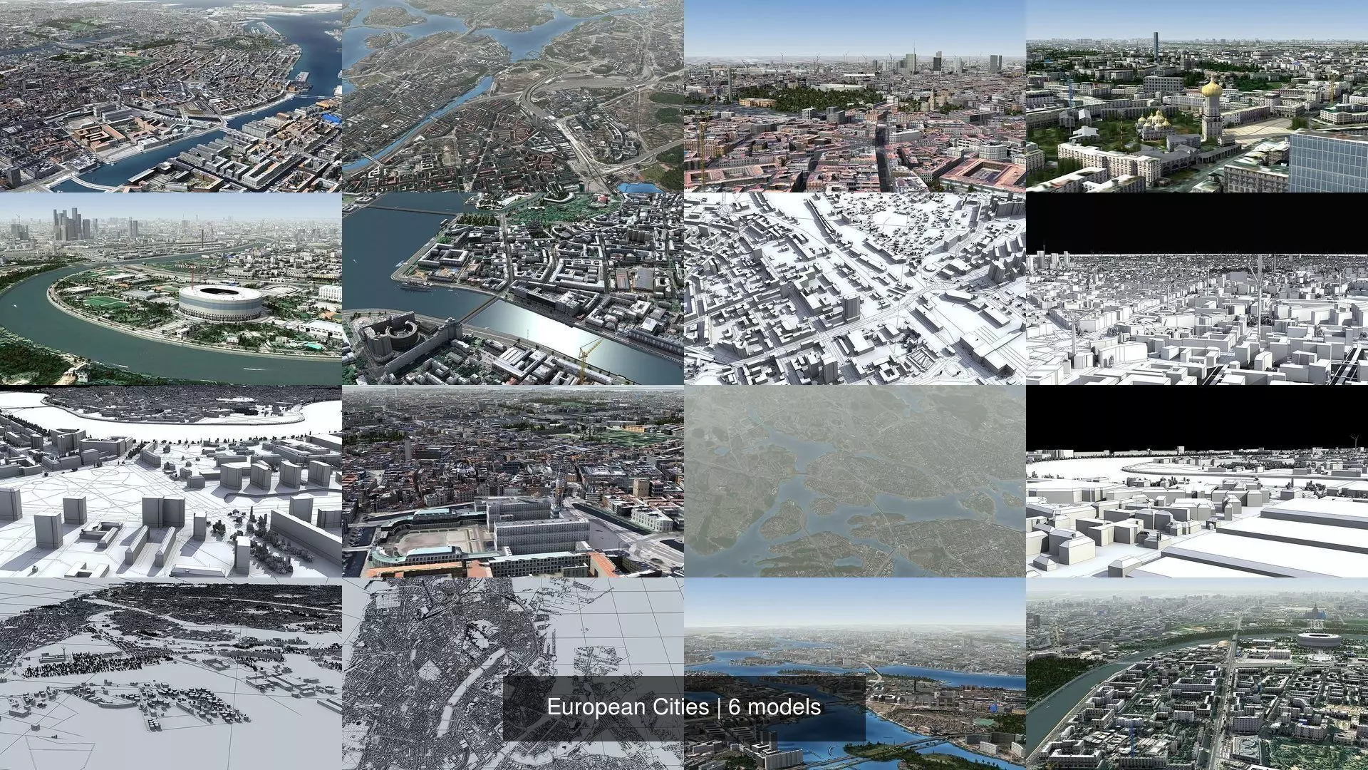 European Cities 3D Model Collection_0