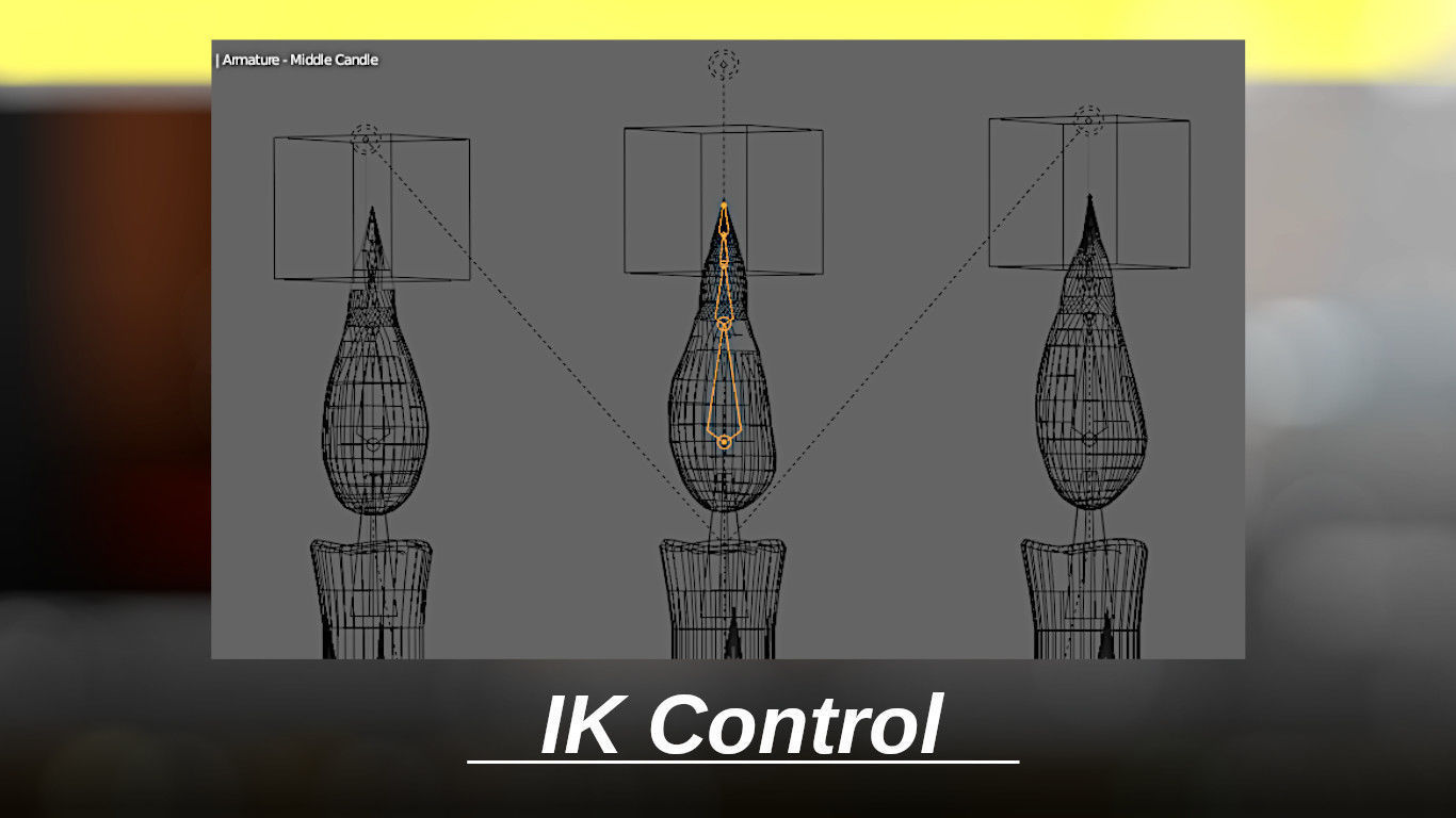 3 Branch Candelabra 3D model_4