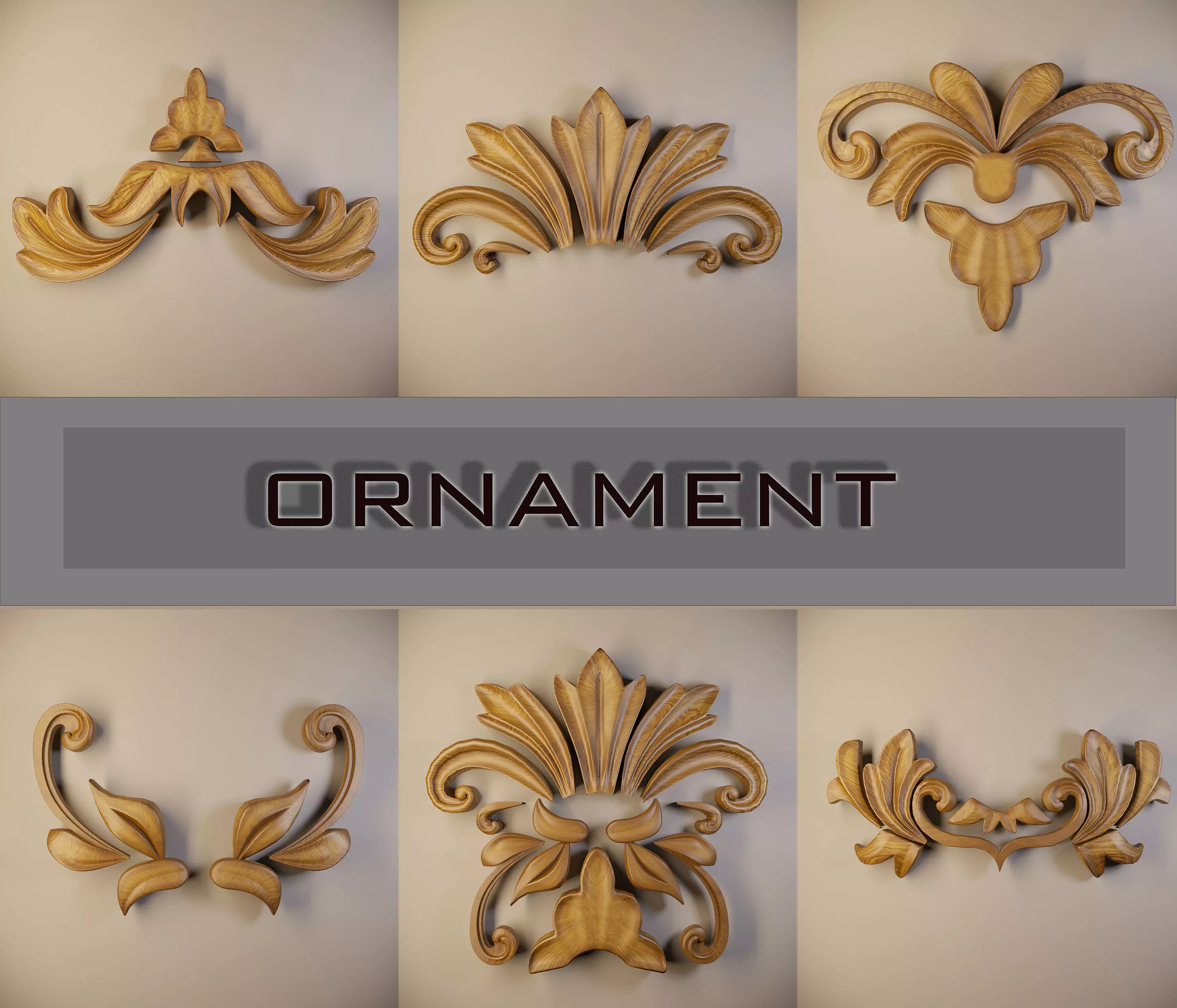 Ornament 3D Model-vol3 3D model