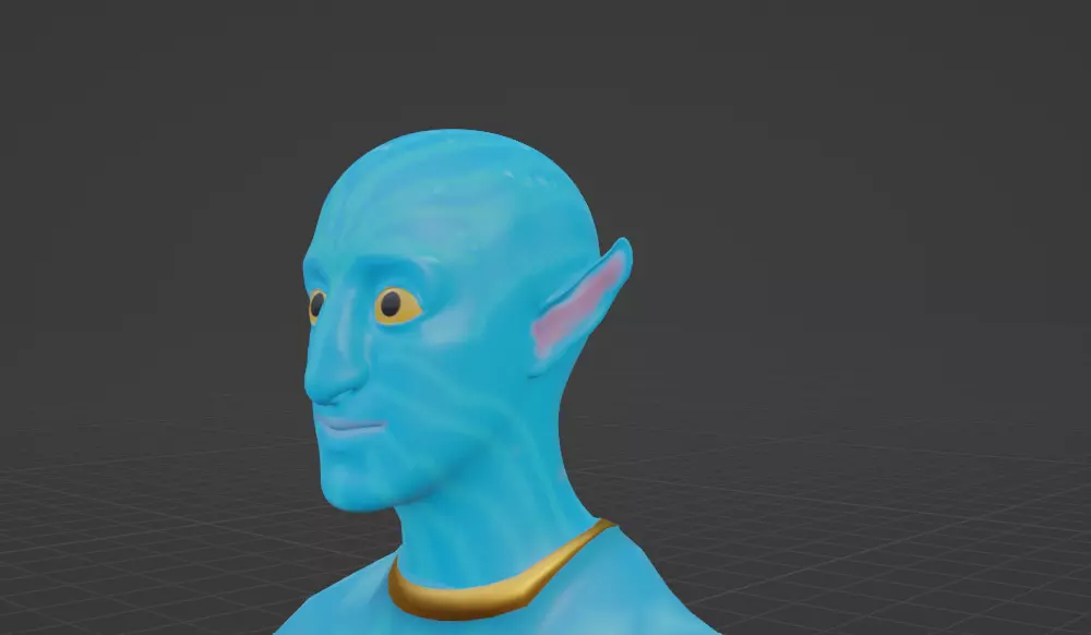 AVATAR Low-poly 3D model_0