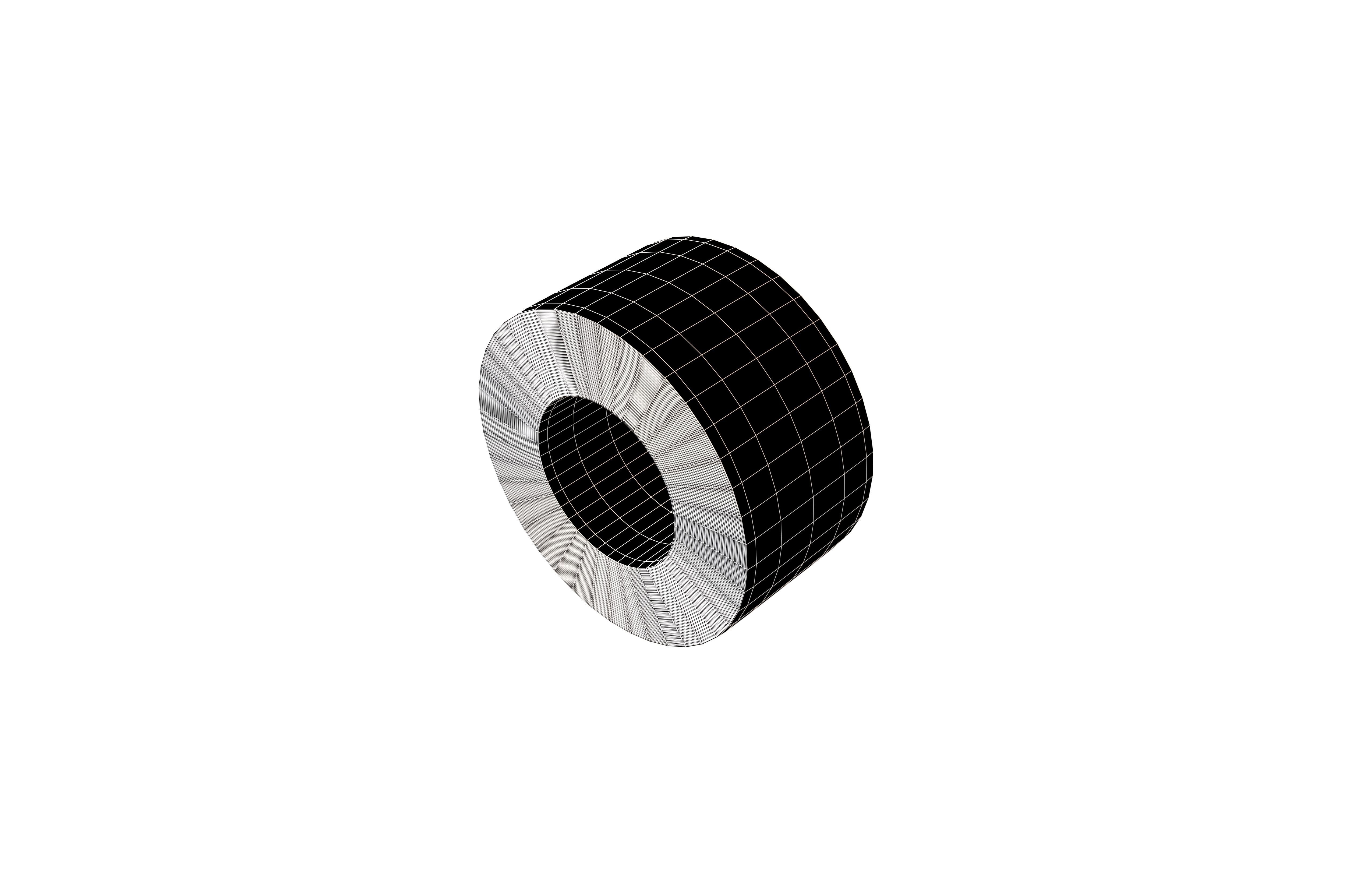 Metal Coil v1 001 Low-poly 3D model_7