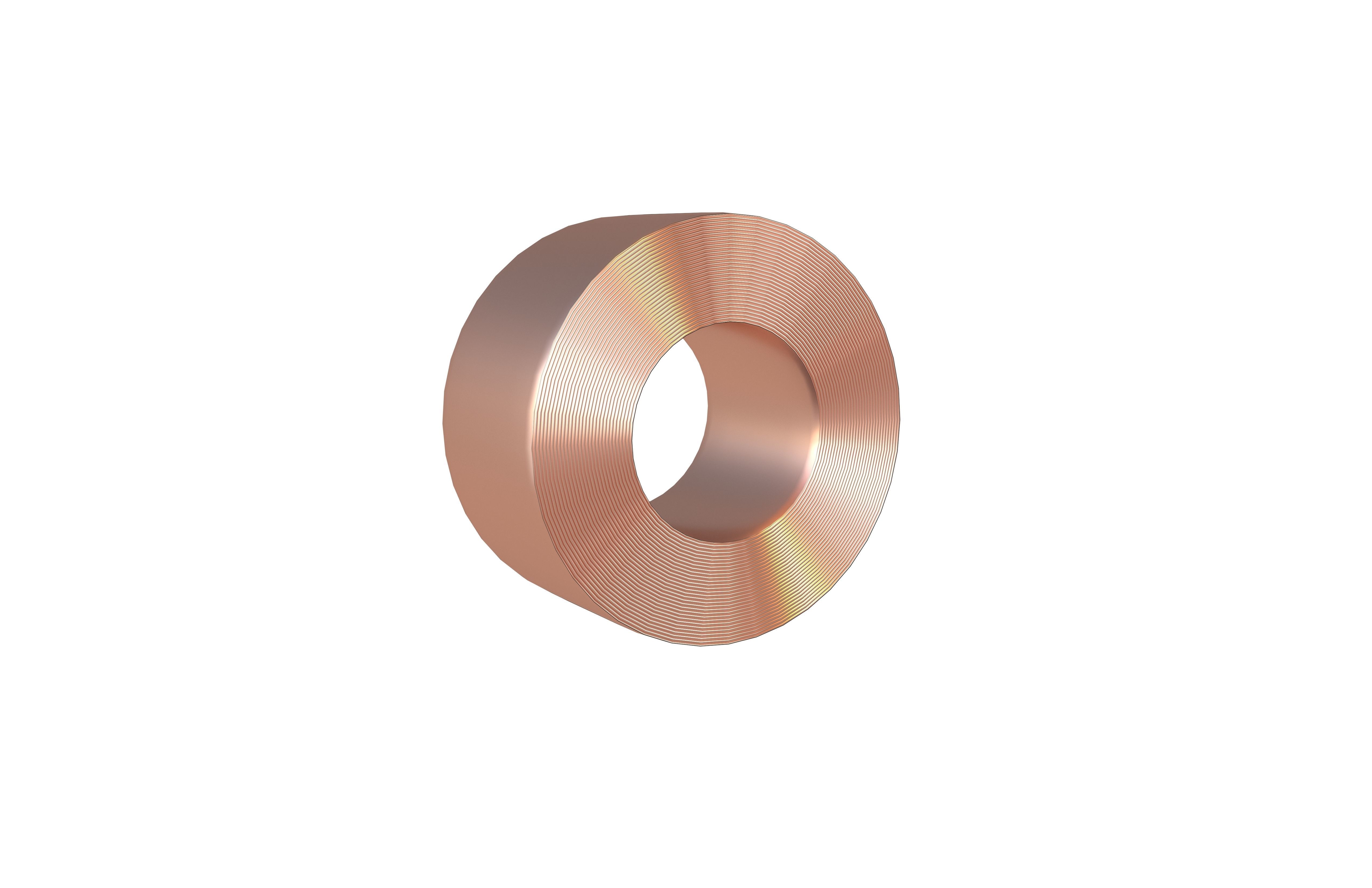 Metal Coil v1 003 Low-poly 3D model_2