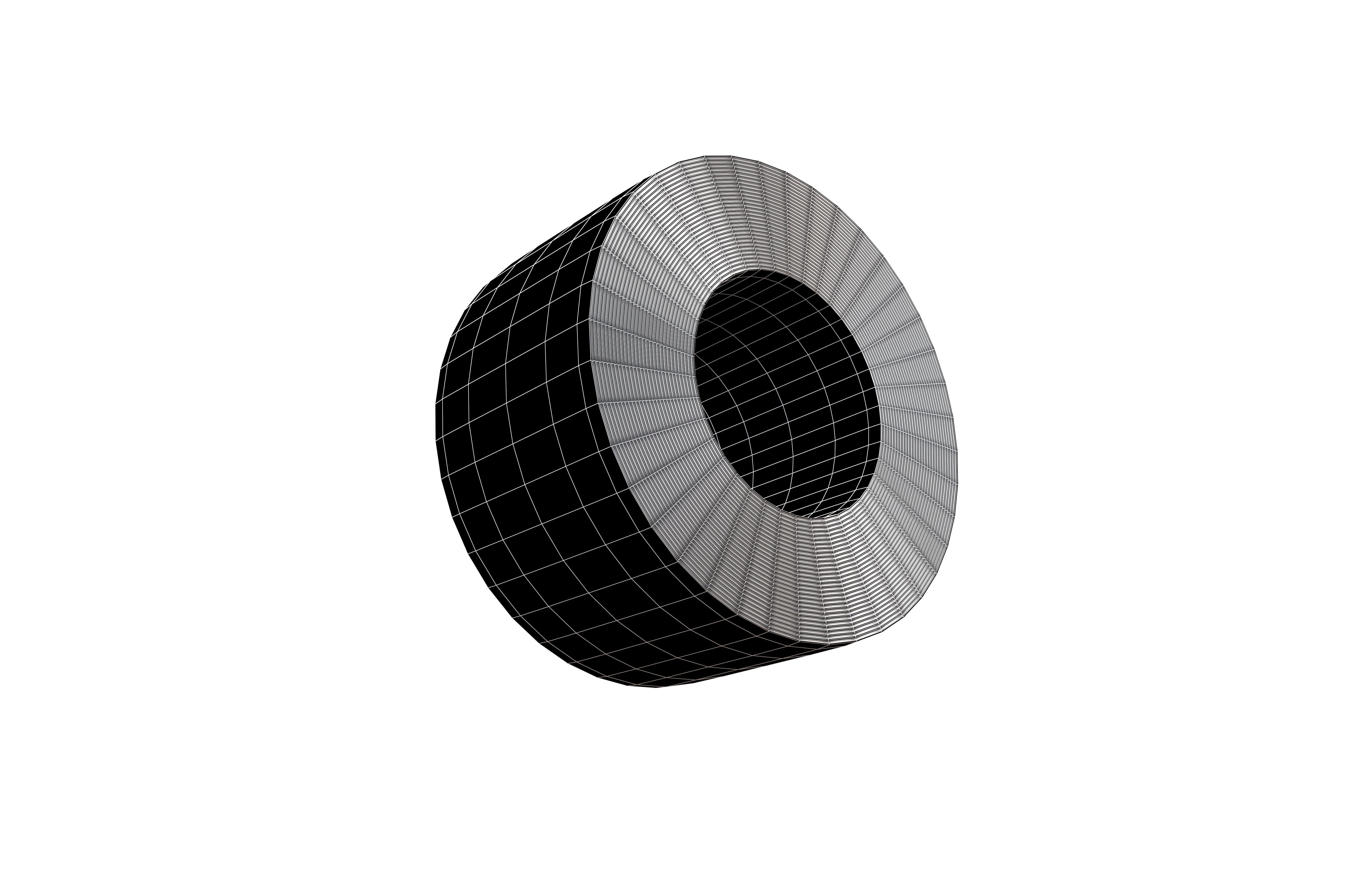 Metal Coil v1 003 Low-poly 3D model_4