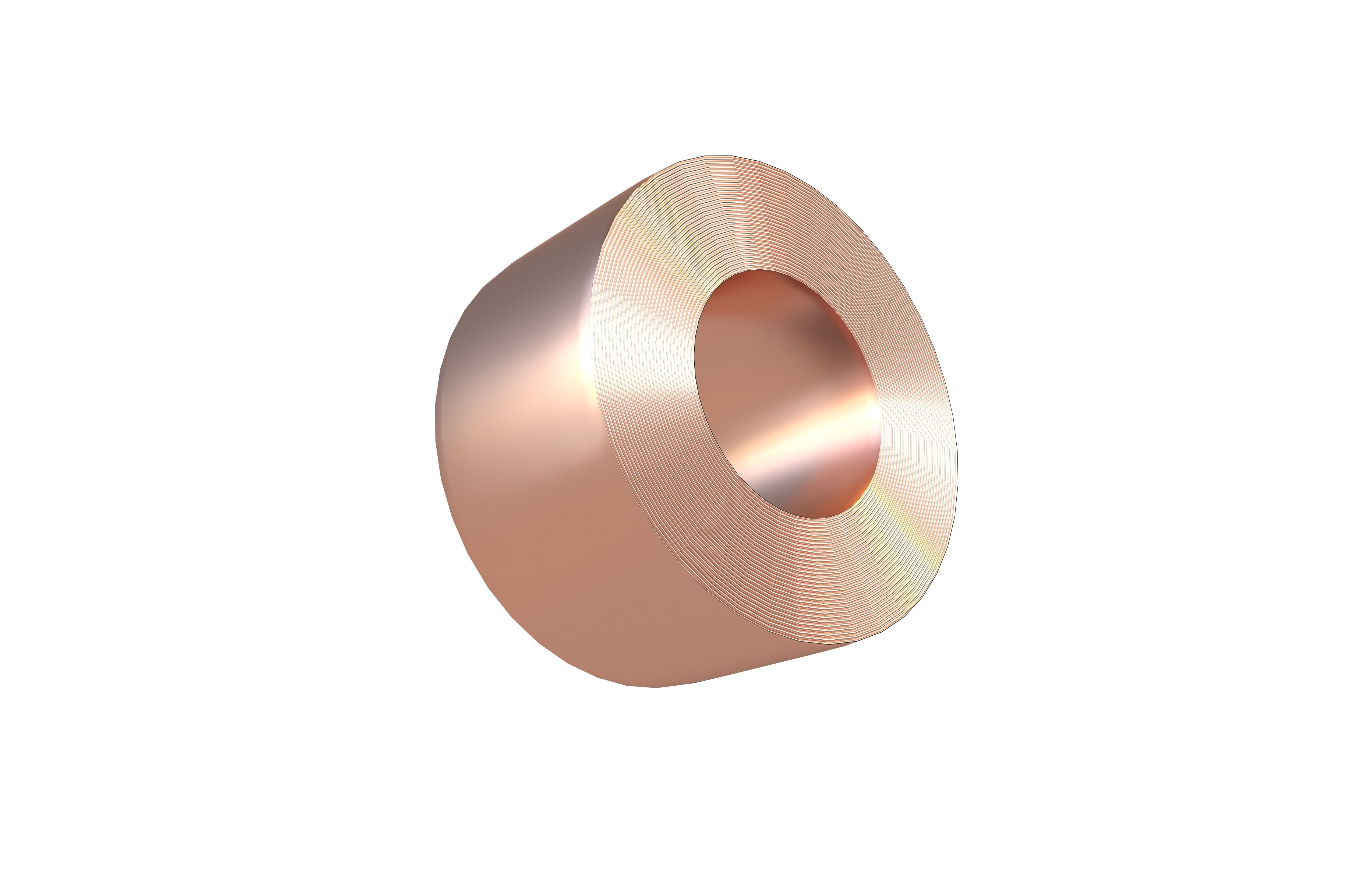 Metal Coil v1 003 Low-poly 3D model_1