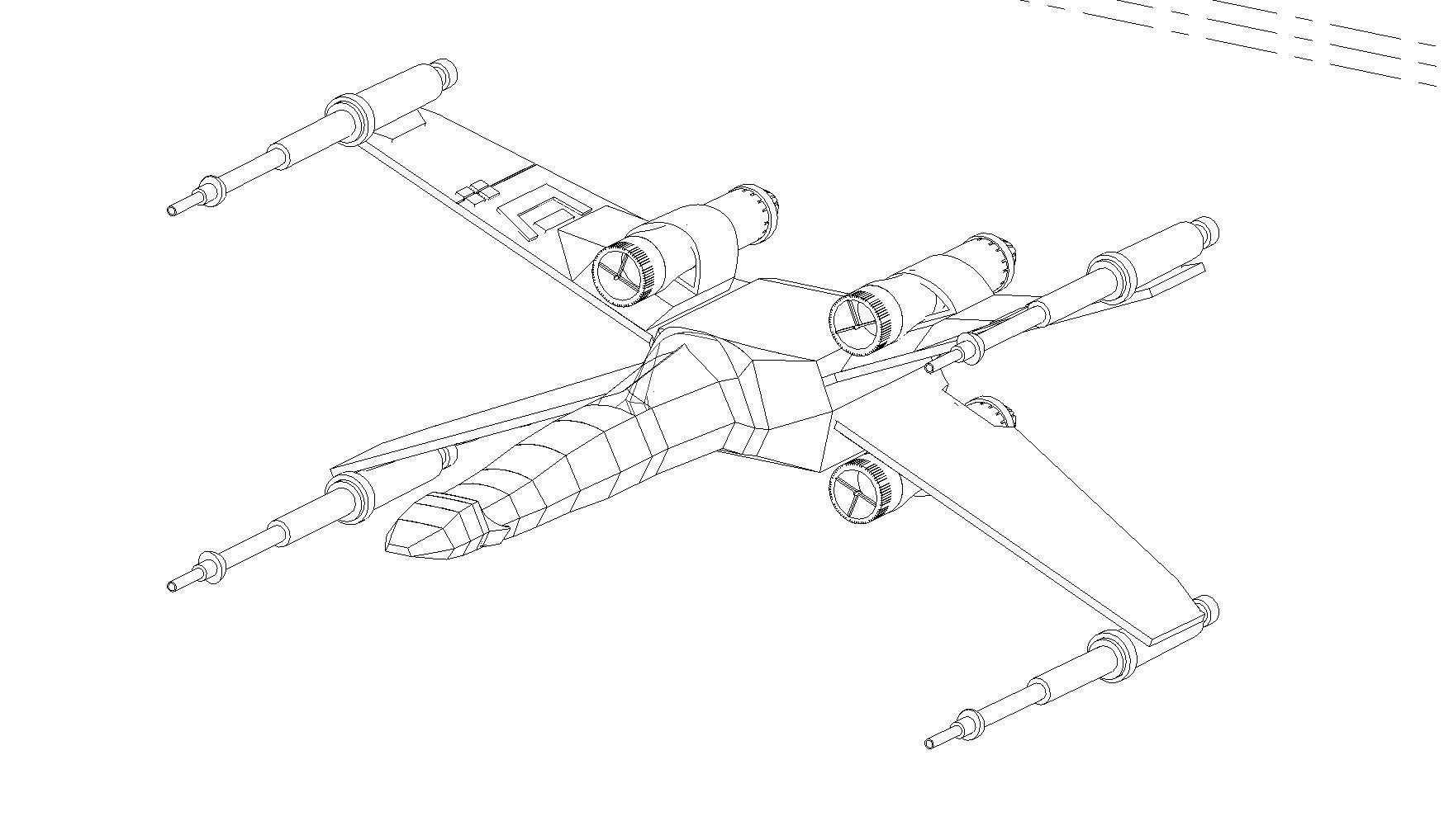 Revit X-Wing Elevate Your Designs with Interactive Wing Control Low-poly 3D model_4