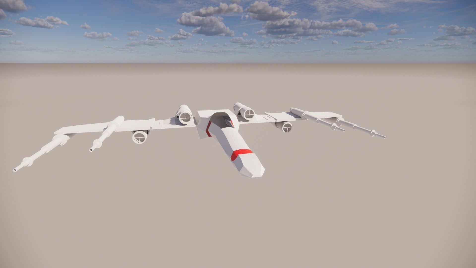 Revit X-Wing Elevate Your Designs with Interactive Wing Control Low-poly 3D model_5