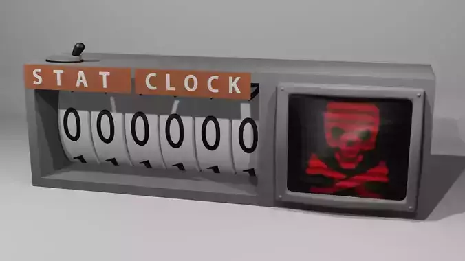 CIVILIAN GRADE STAT CLOCK TEAM FORTRESS 2 3D print model