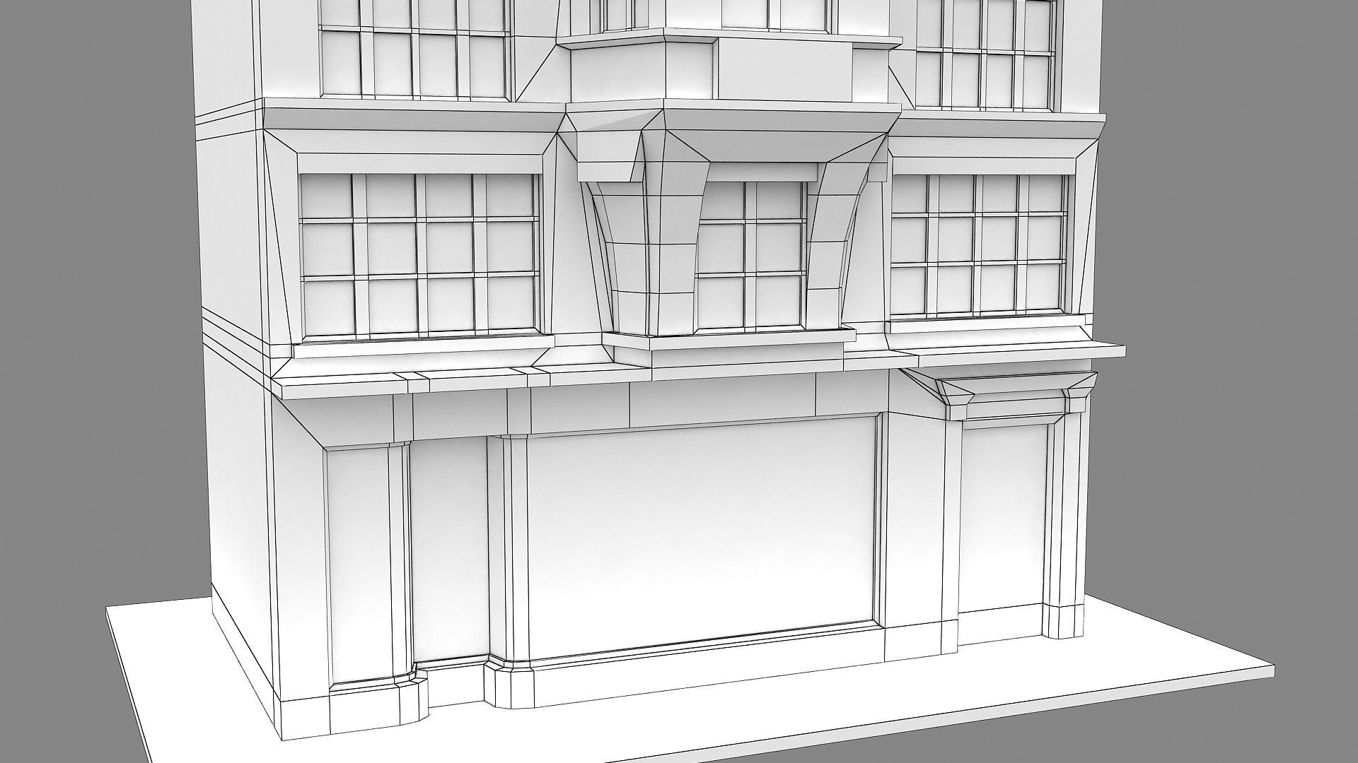 Typical Parisian Apartment 3d Building 03 3D model_19